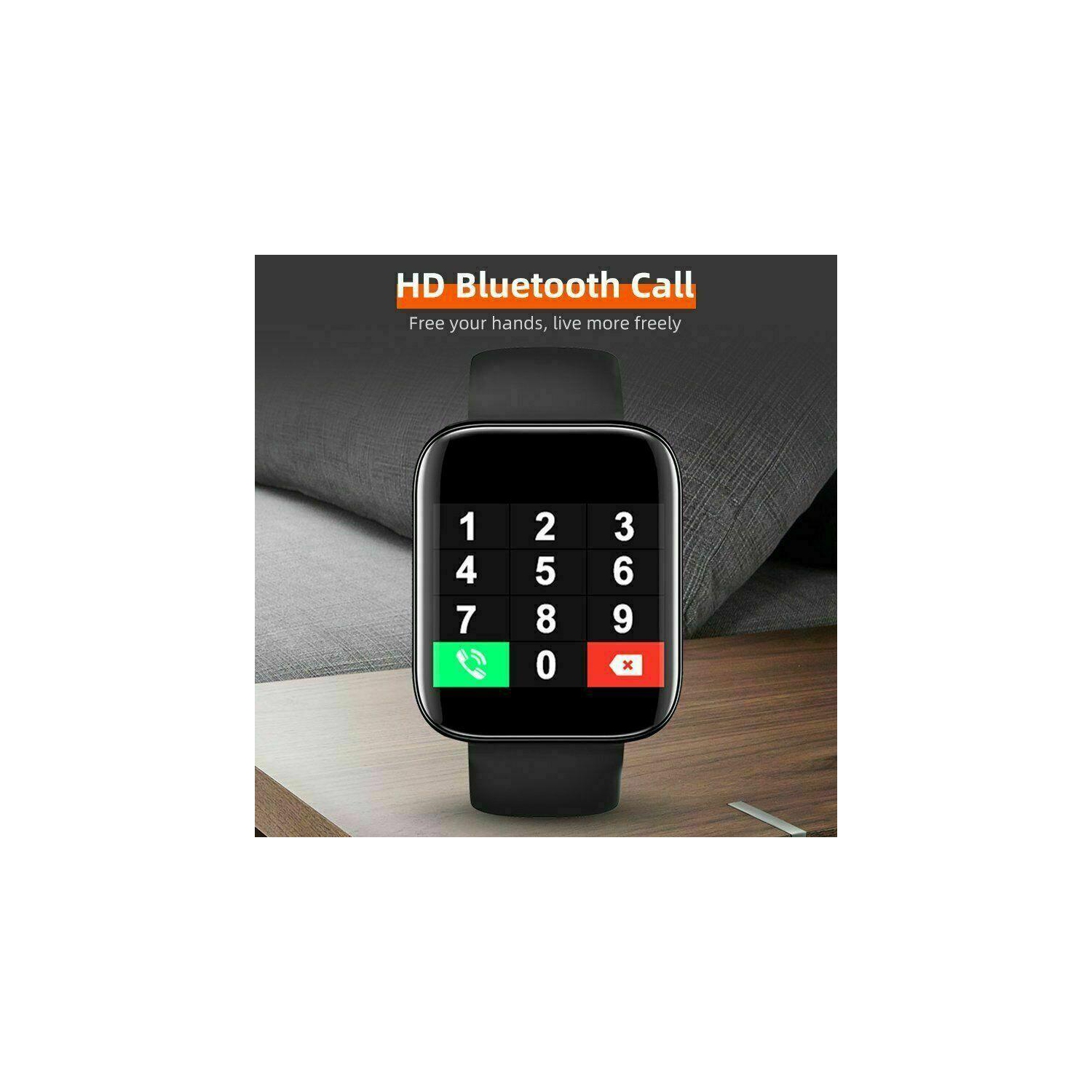 Montre intelligente GTR Watch 5.0 avec moniteur de fréquence cardiaque Bluetooth application Fitness da Fit de 1.5 po