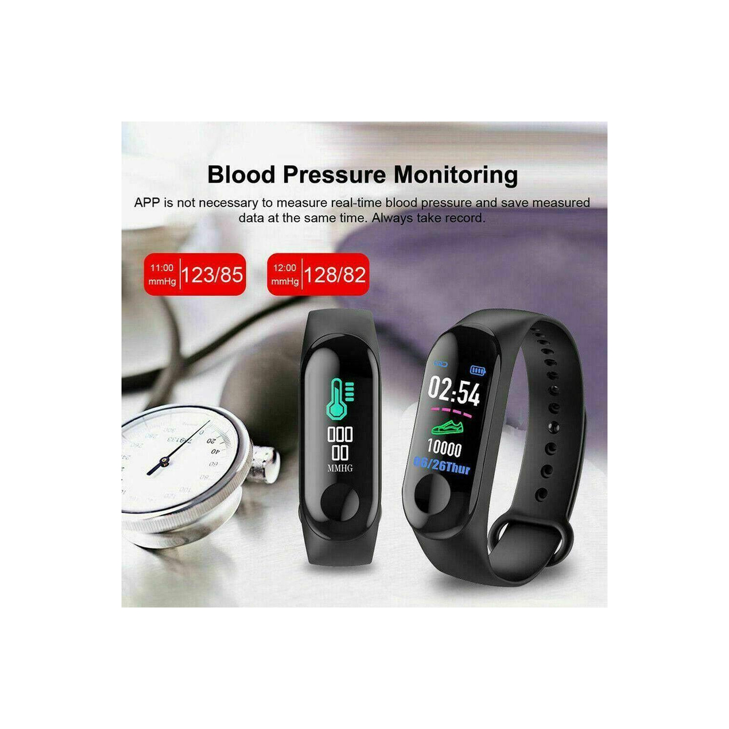 Bracelet moniteur d’activité et d’activité de Sport Health résistant à l’eau