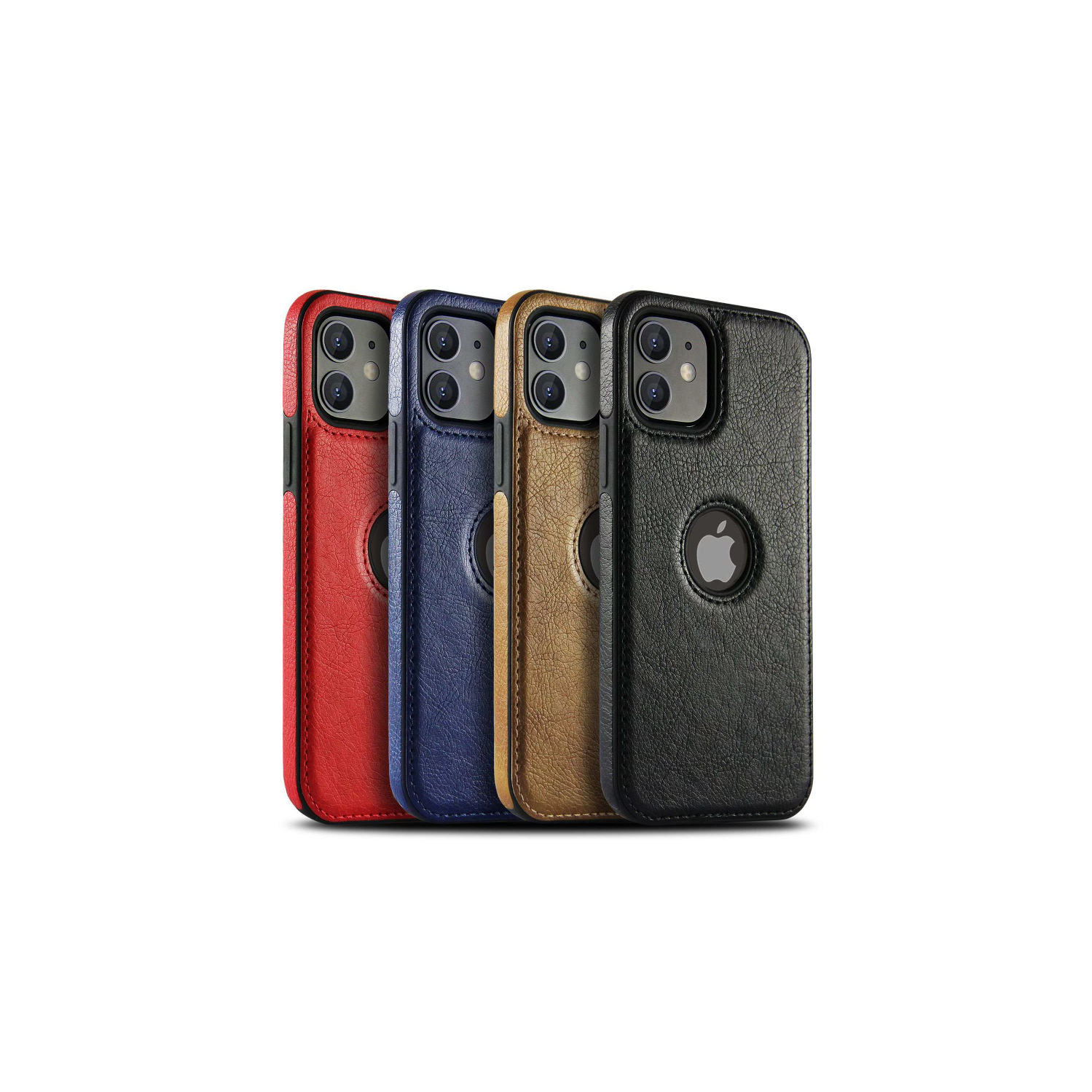 Retro Phone Case PU Leather for iPhone 12/12 Pro/ 12 Pro Max, Phone Case Luxury Business TPU Leather Stitching Case Cover