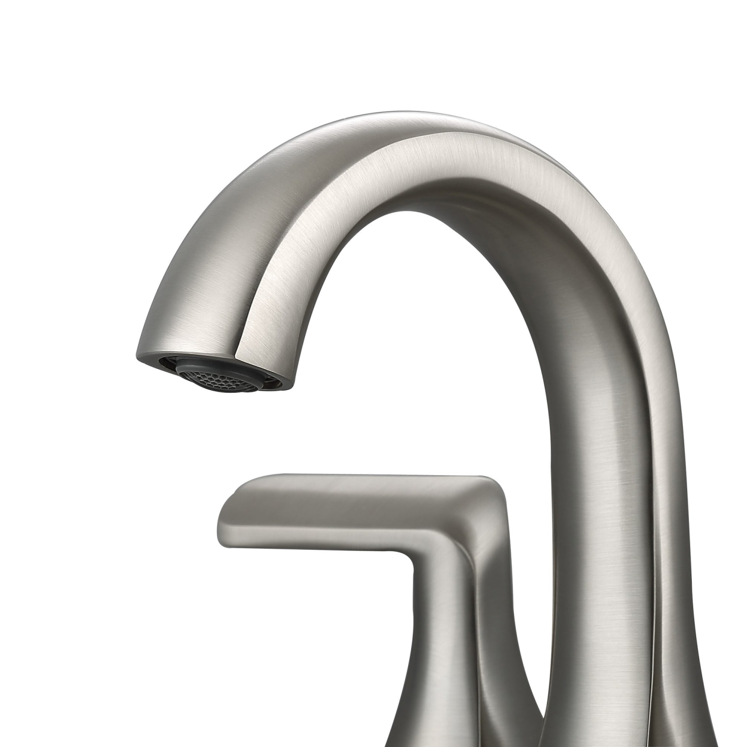 Ancona Arezzo Deck Mount Bathroom Faucet in Brushed Nickel