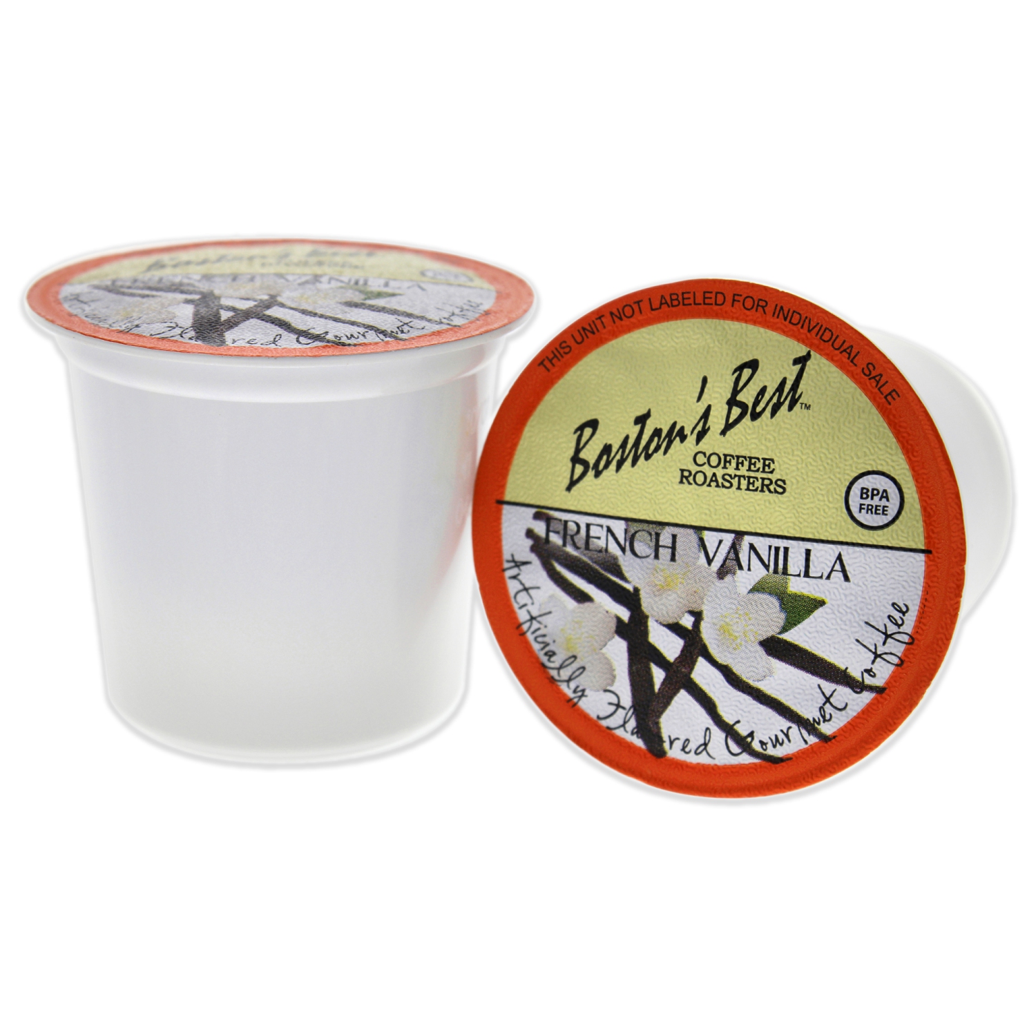 French Vanilla Gourmet Coffee by Bostons Best for Unisex - 80 Cups Coffee