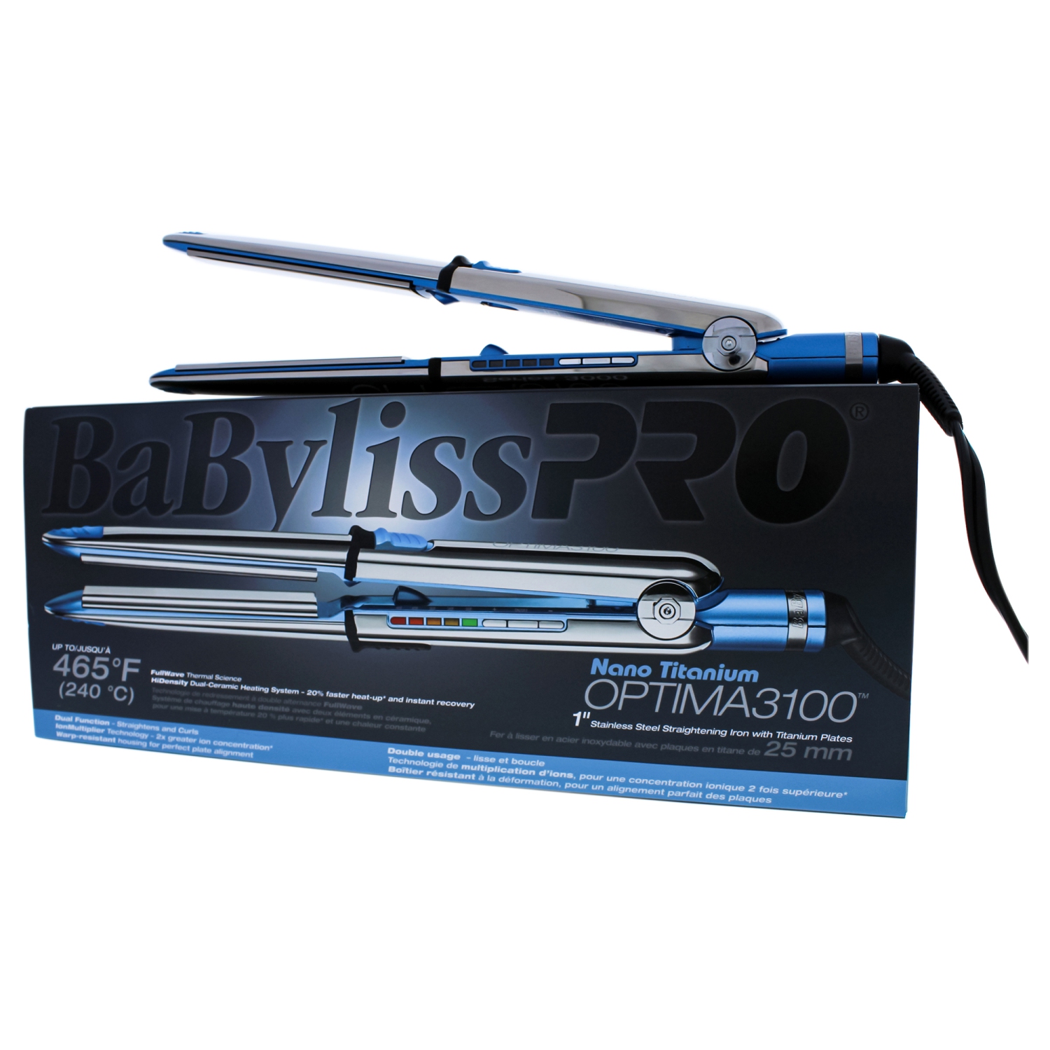 BaByliss Pro – 1” Optima 3100 Flat Iron