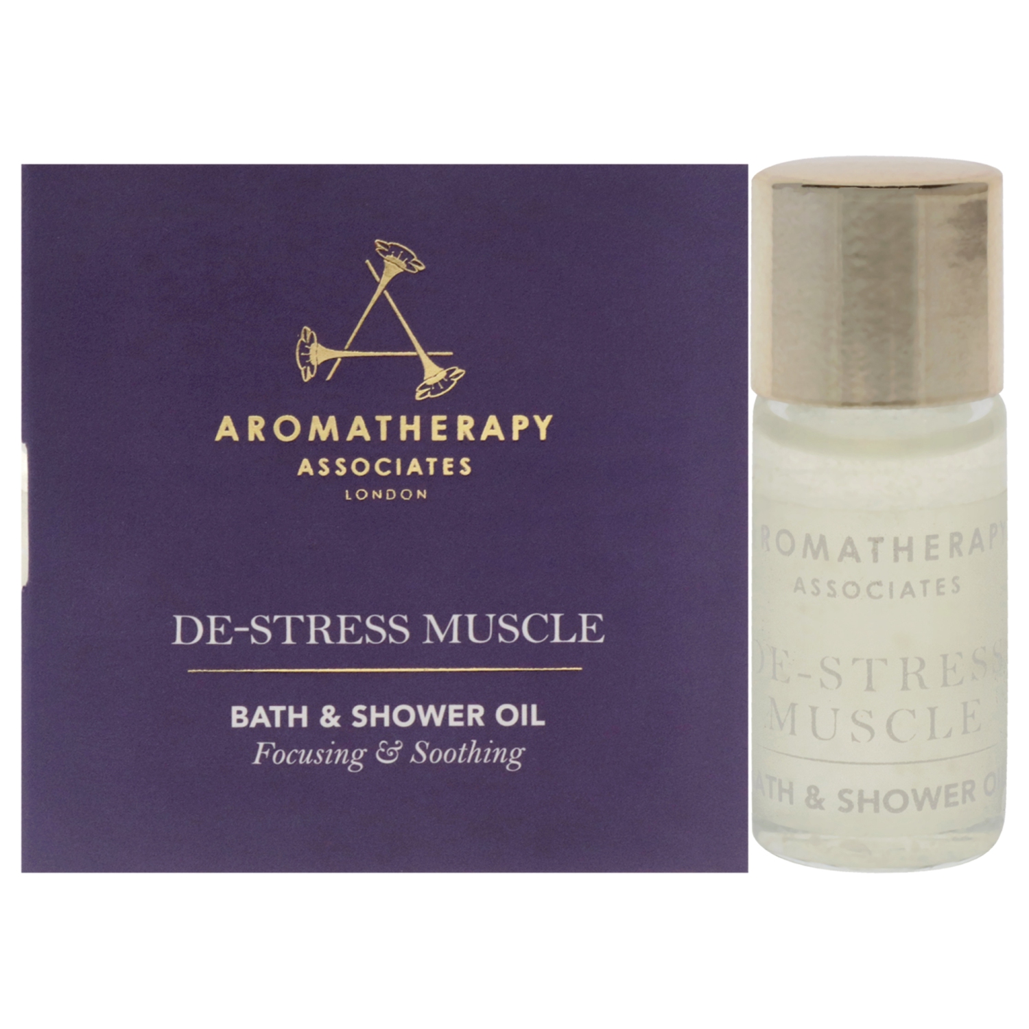 De-Stress Muscle Bath and Shower Oil by Aromatherapy Associates for Unisex - 0.1 oz Shower Oil