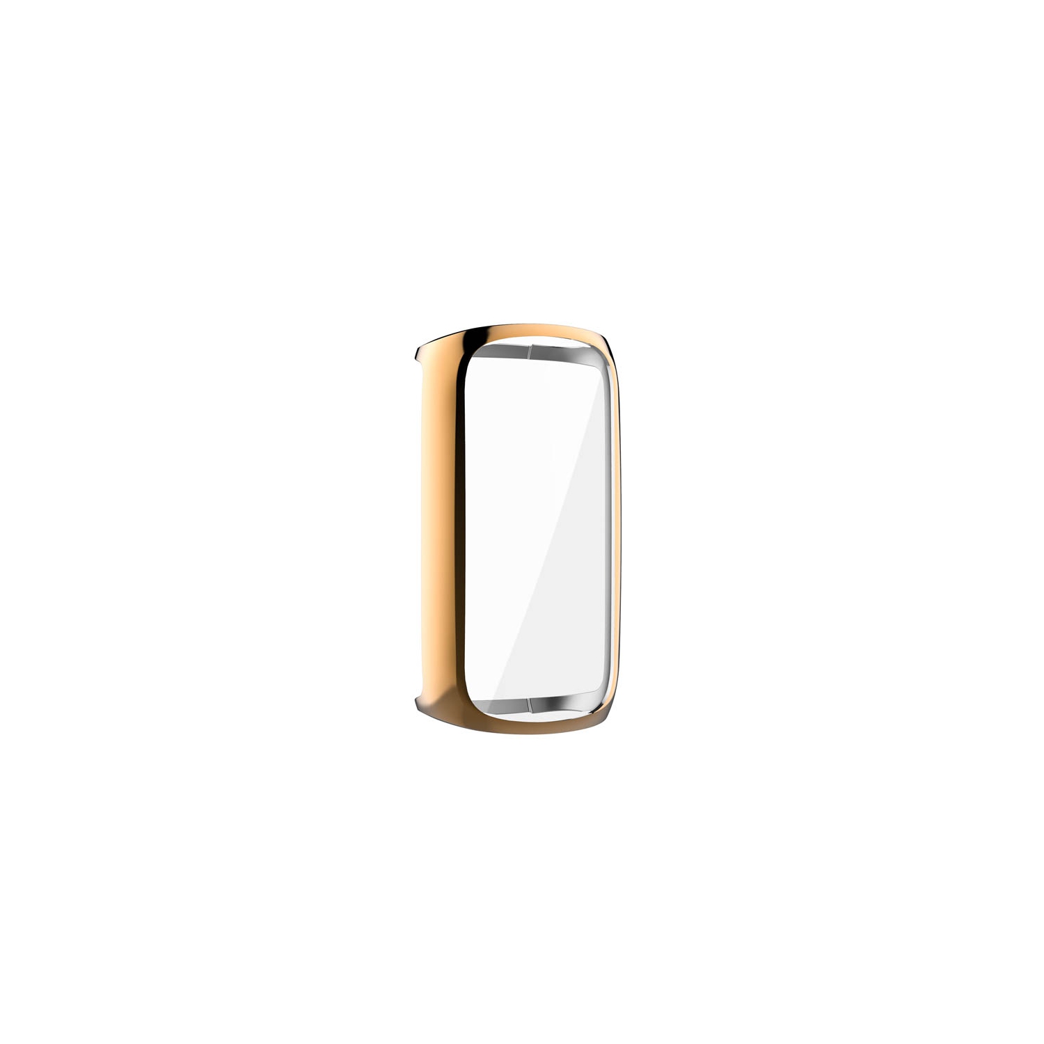 StrapsCo TPU Smart Watch Protective Case - Fitbit Luxe Protector - Yellow Gold