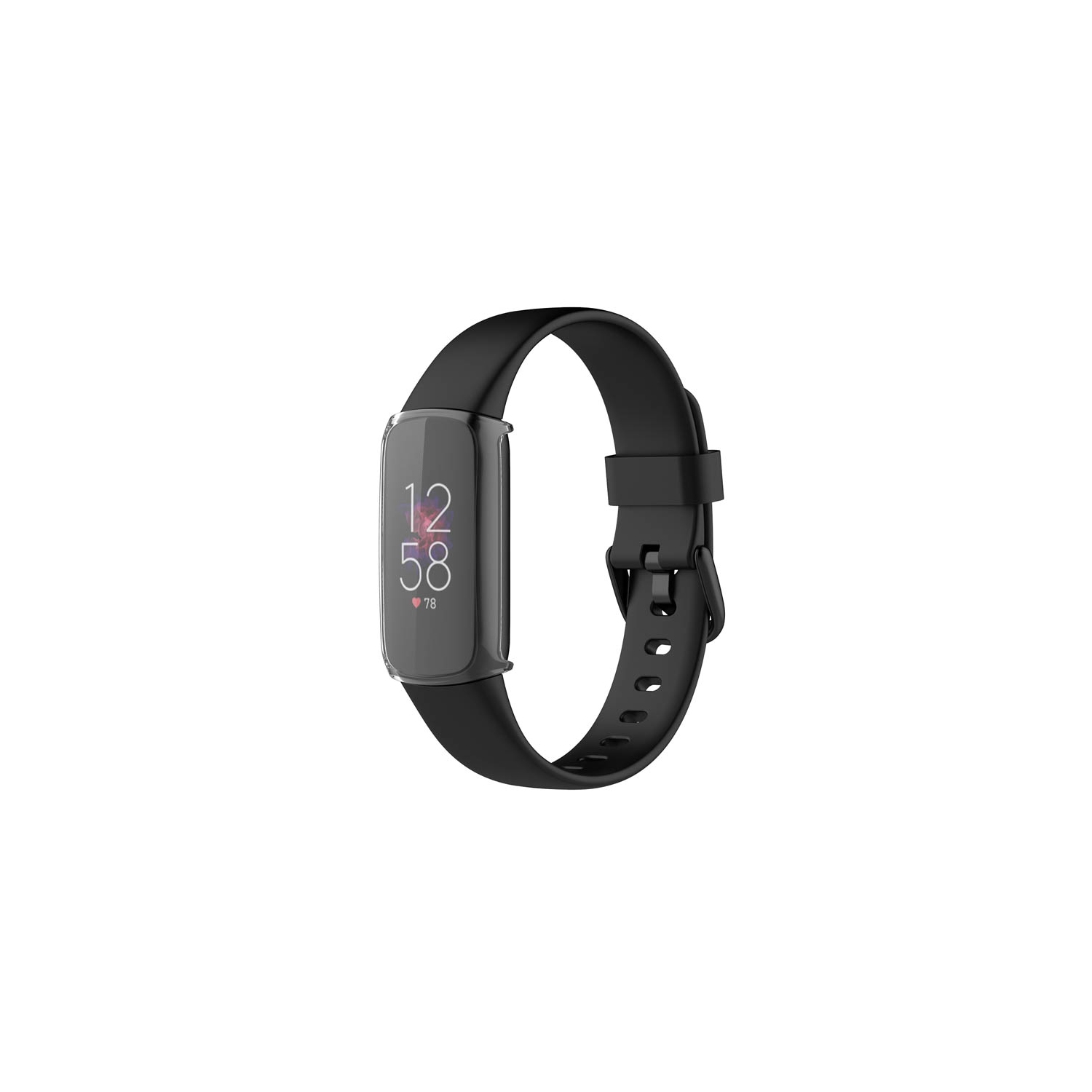 StrapsCo TPU Smart Watch Protective Case - Fitbit Luxe Protector - Clear