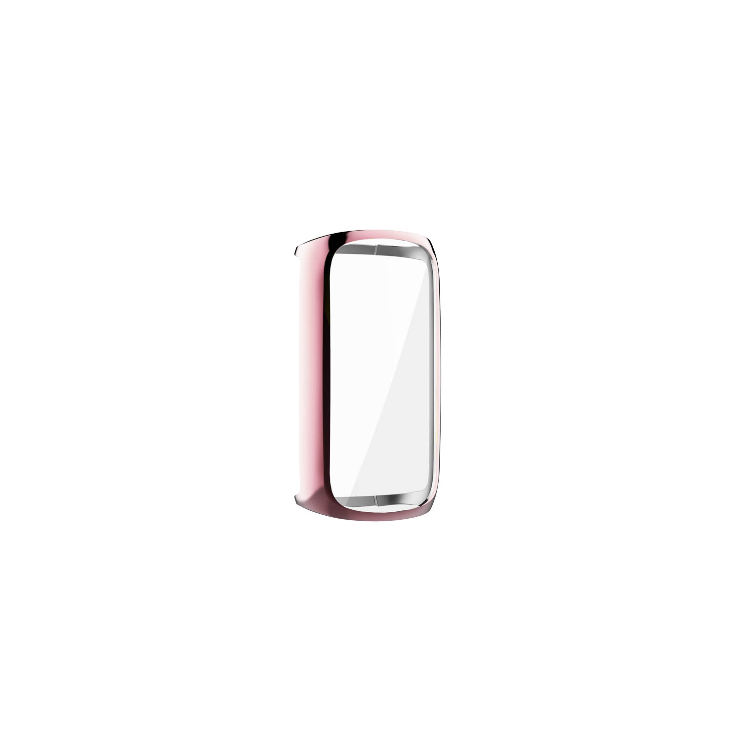StrapsCo TPU Smart Watch Protective Case - Fitbit Luxe Protector - Rose Gold