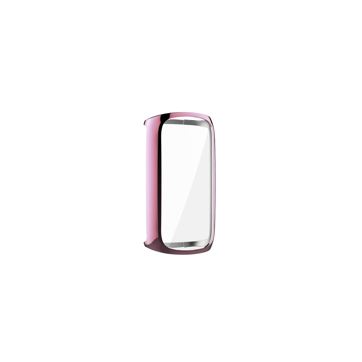 StrapsCo TPU Smart Watch Protective Case - Fitbit Luxe Protector - Pink