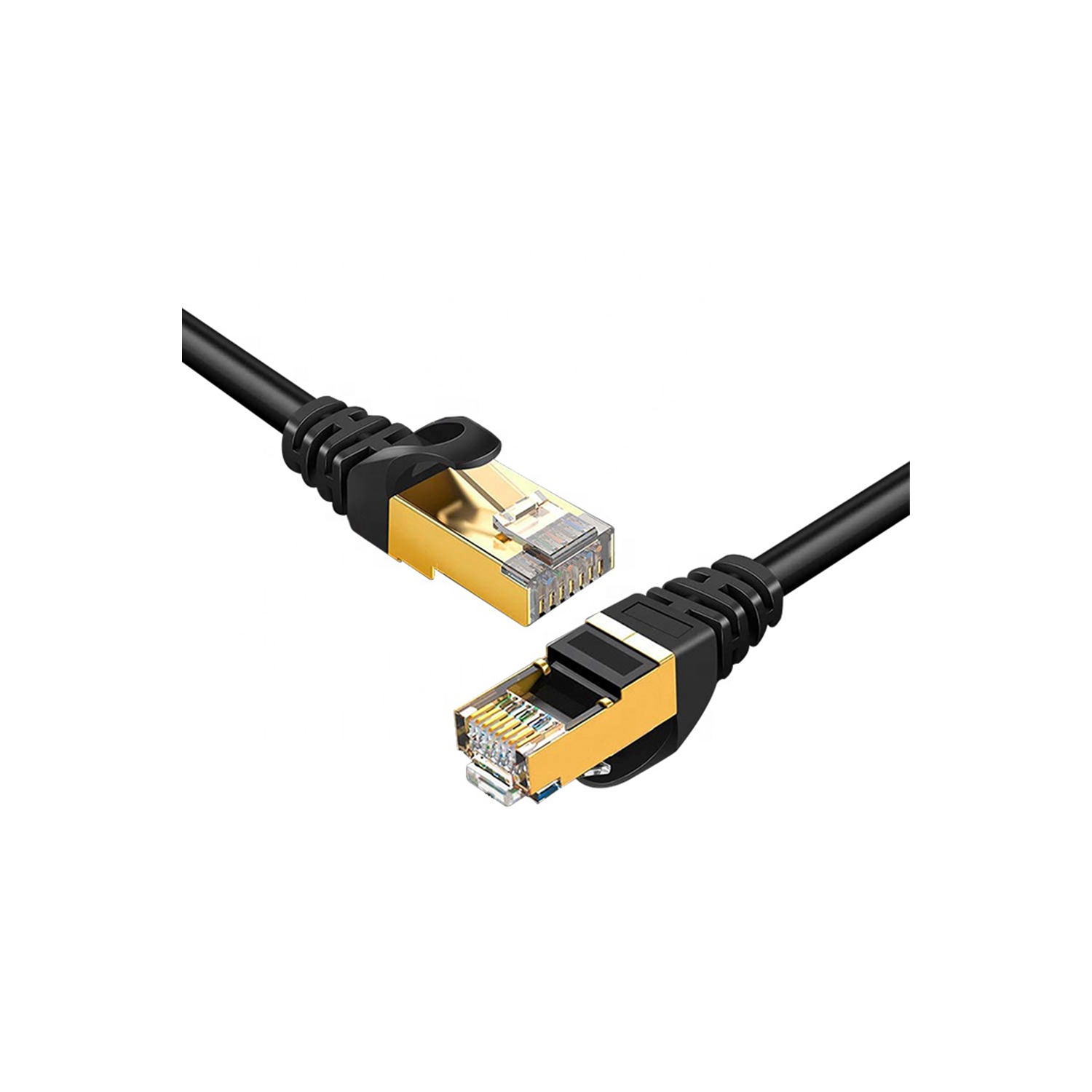 Speedex 15ft Cat 7 High-Speed 10 Gigabit Ethernet Patch Internet Cable - Black