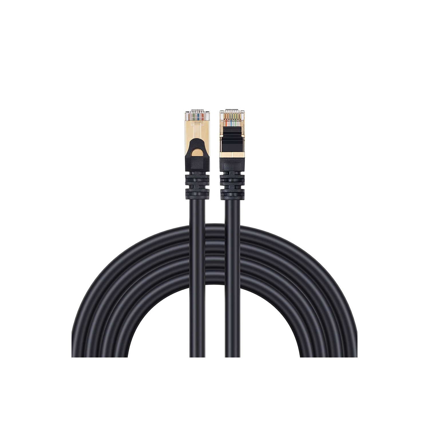 Speedex 100ft Cat 7 High-Speed 10 Gigabit Ethernet Patch Internet Cable - Black