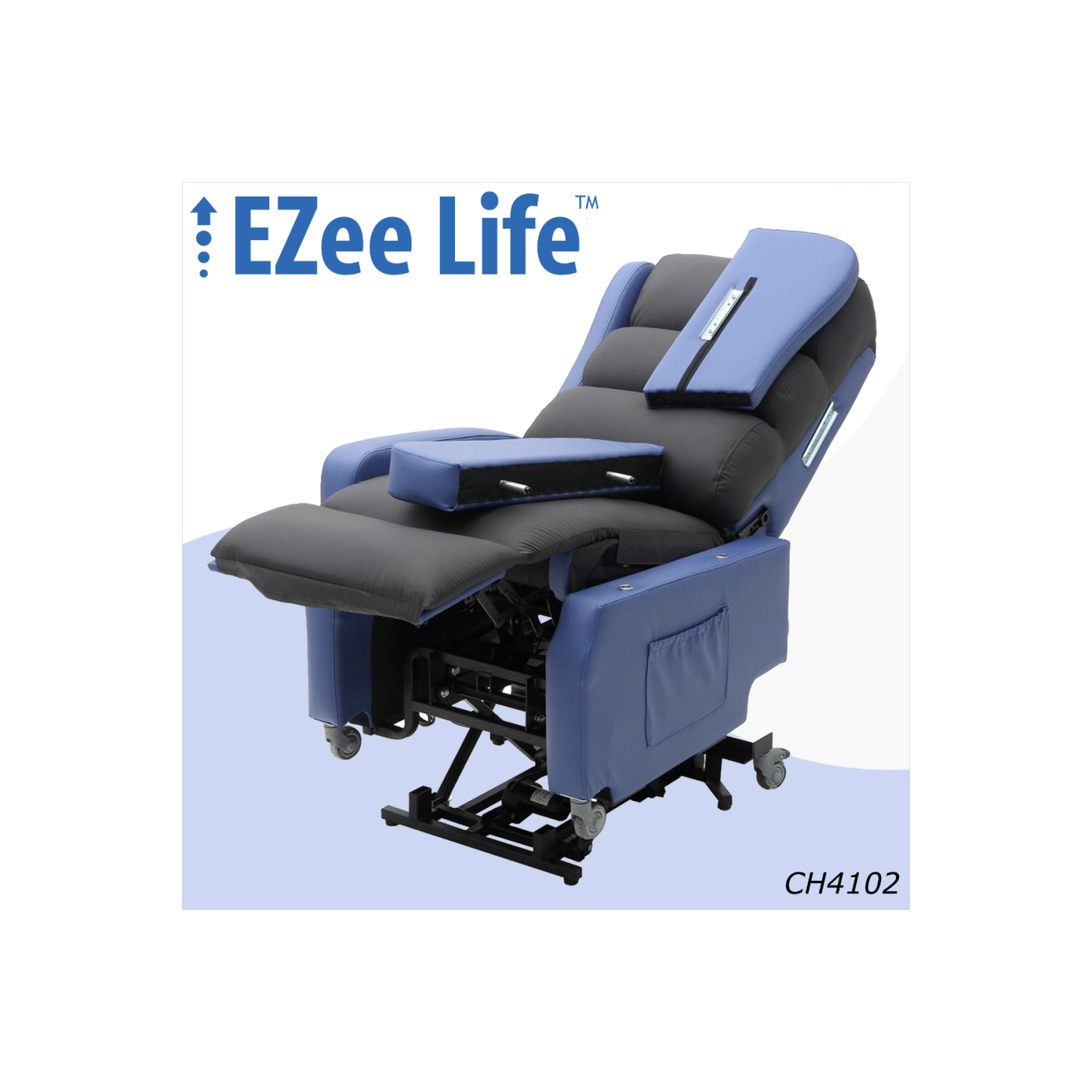EZee Life Earth Infinite Position Electric remote controlled Recliner Lift Chair - Recliner Sofa with Footrest and backrest for Living Room - CH4102