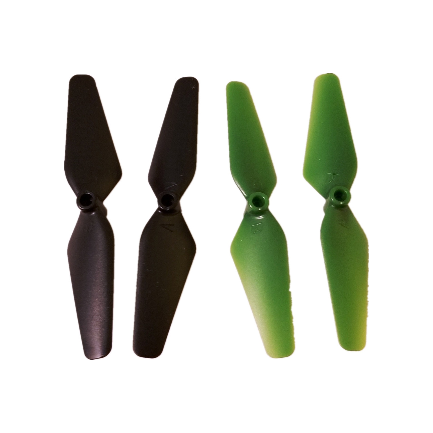 Hélices de rechange pour drone téléguidé Sky Phantom D1650WH de Syma - VERT 2XA 2xB - remis à neuf - très bon état