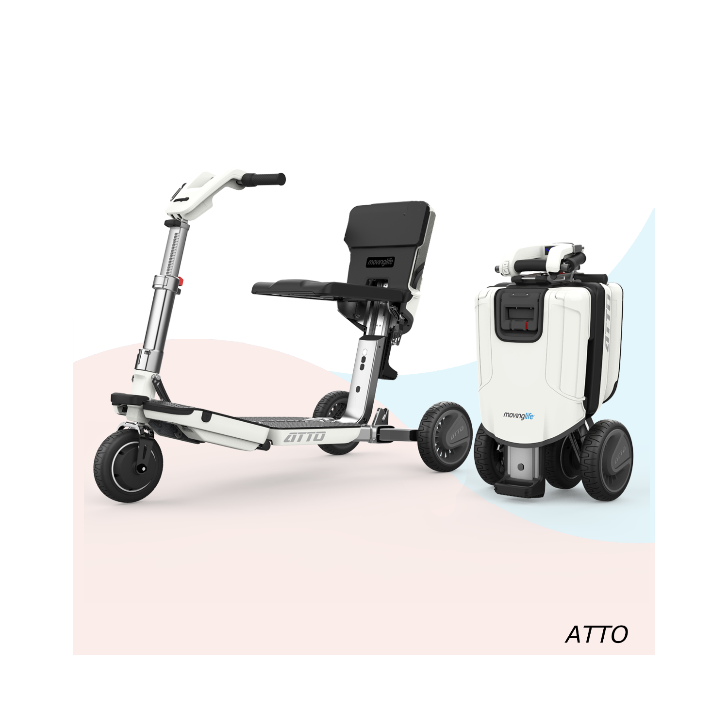 Trottinette AVEC bras D’ATTO Mobility