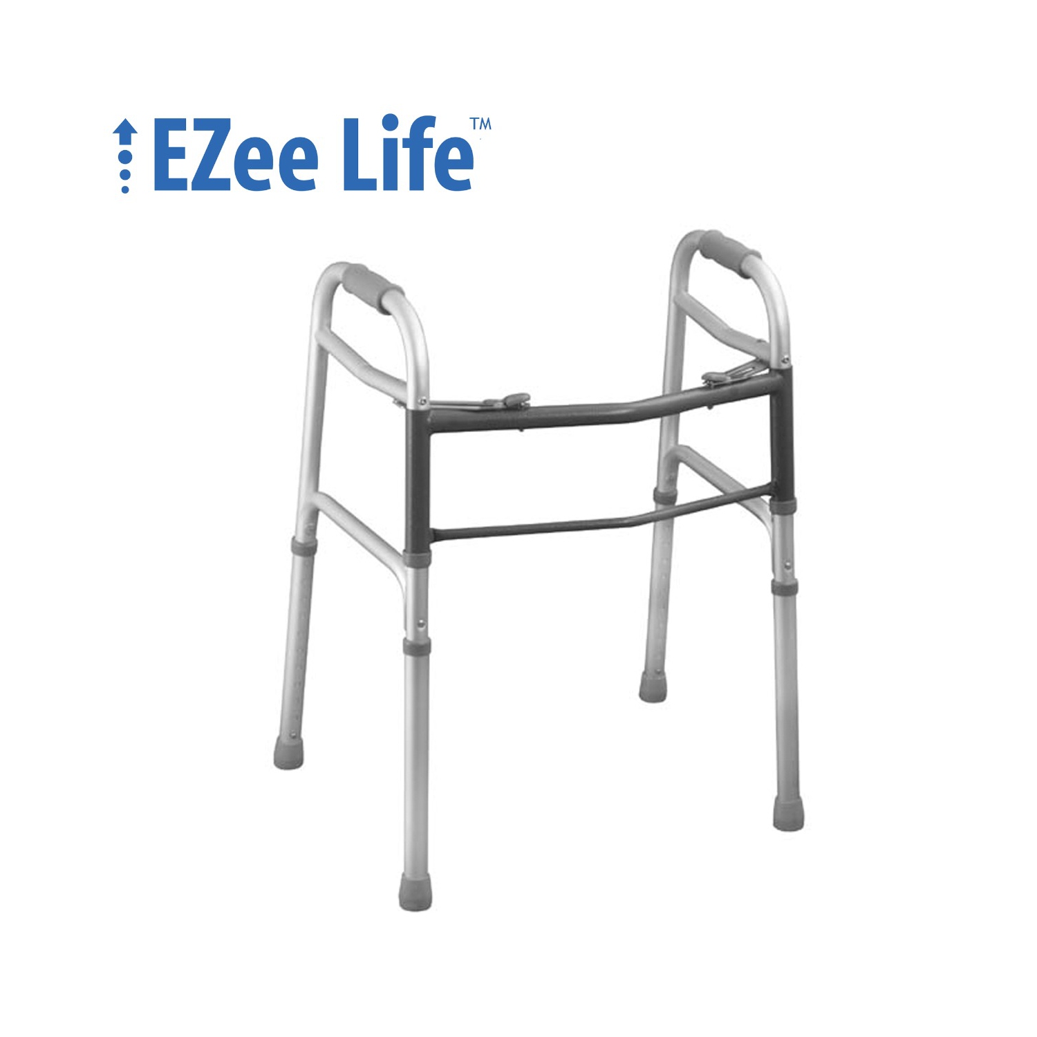 EZee Life Folding Walker - Junior 2 Button - PVC Hand Grips