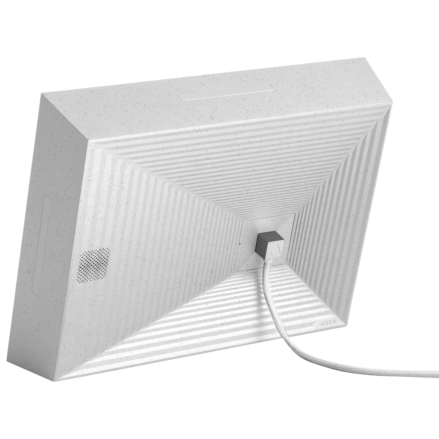 Aura Mason 8.75" Wi-Fi Digital Photo Frame - White