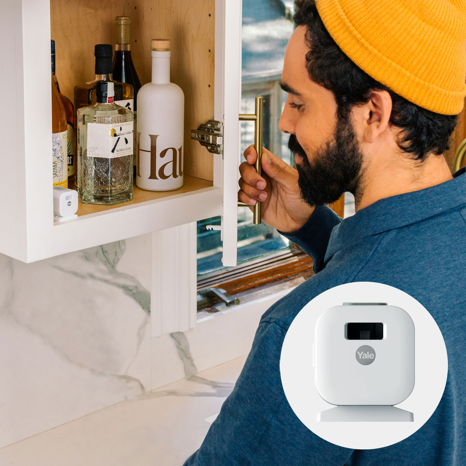 Yale Wi-Fi Smart Cabinet Lock - White