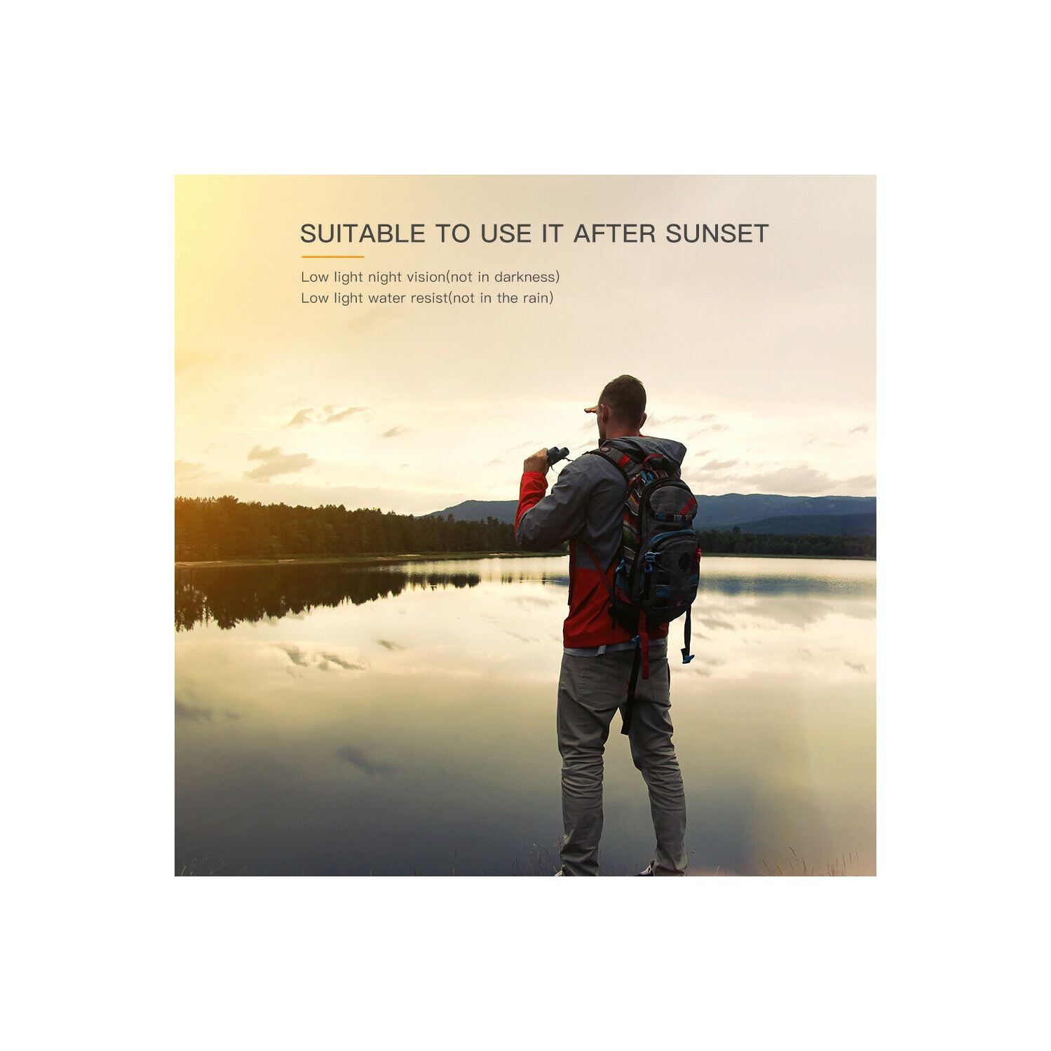 APEMAN 10X42 HD Binocular with Low Light Vision,Compact Binoculars FMC Lens