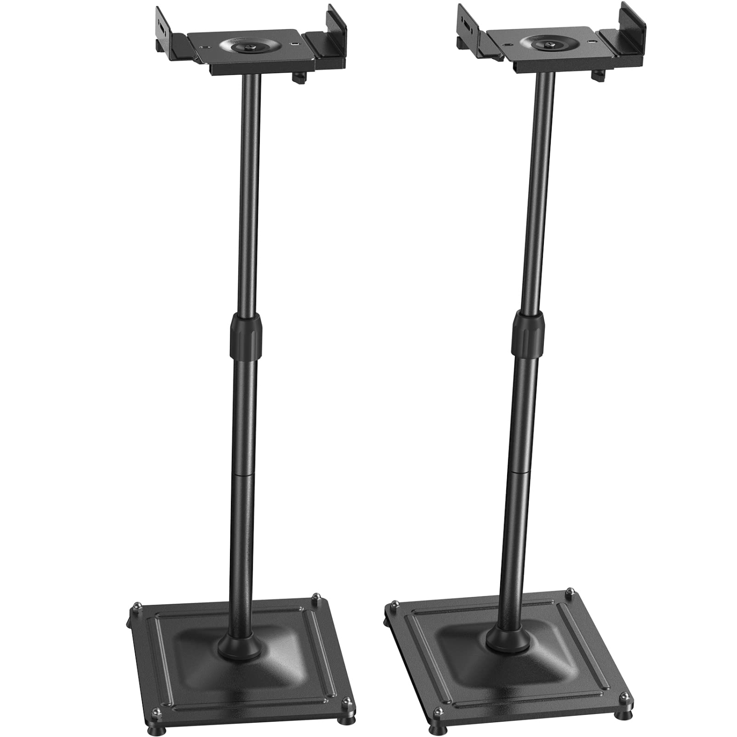 PERLESMITH Hight Adjustable Universal Speaker Stands for Satellite & Small Bookshelf Speakers