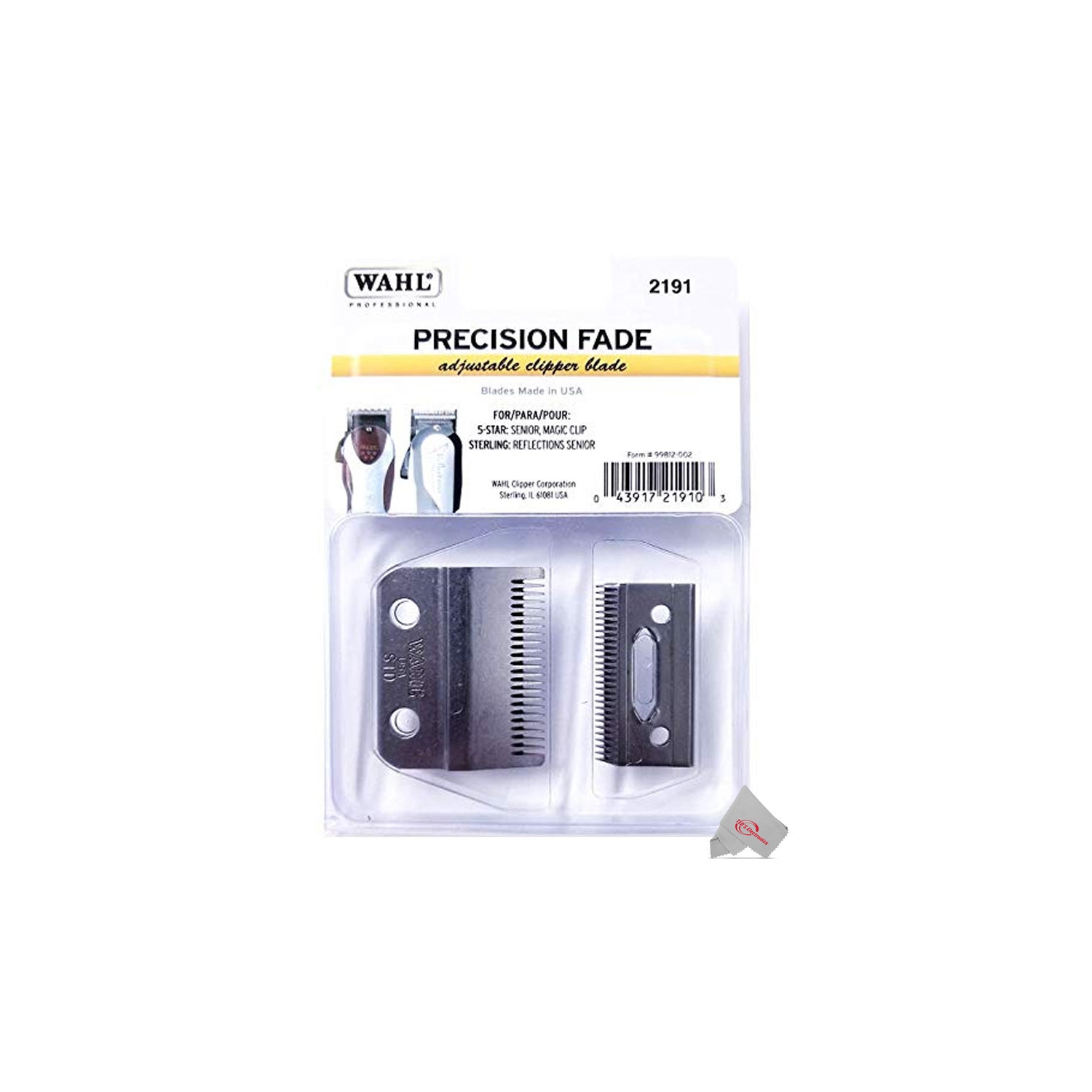 Lame de tondeuse réglable Precision Fade de Wahl no 2191