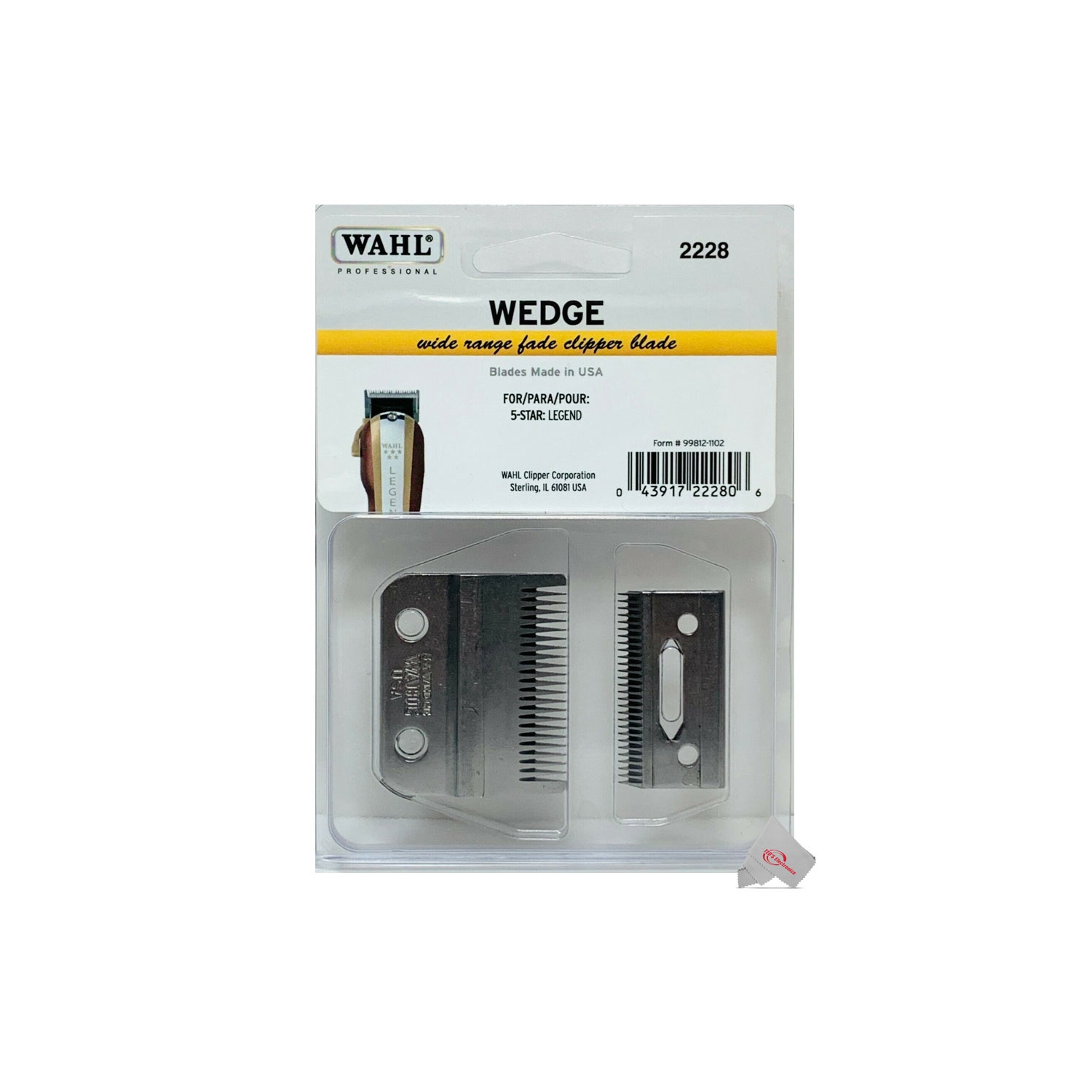 Lame de coupe-fondu à angle large de Wahl pour Legend 5 étoiles n° 2228