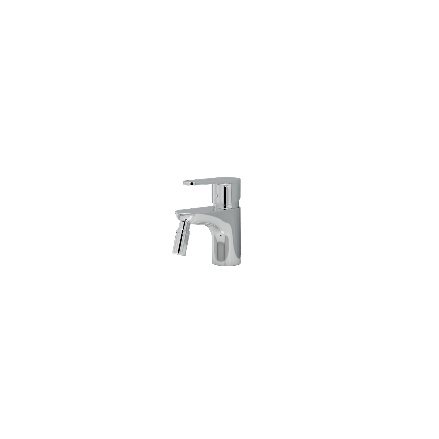 Ancona Sola Bathroom Faucet with LED Light in chrome