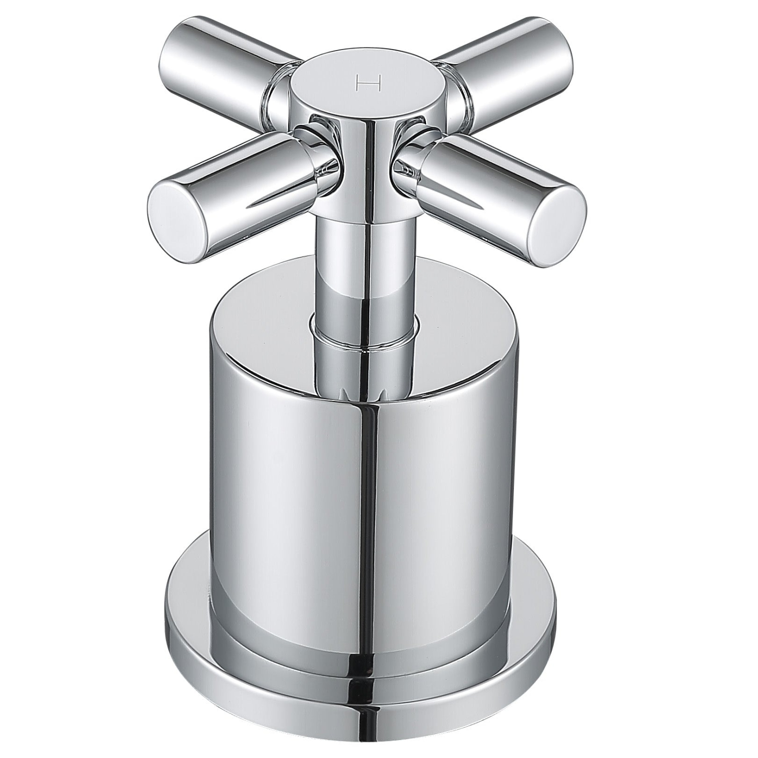 Ancona Prima 3 Widespread Double Handle Bathroom Faucet in Chrome