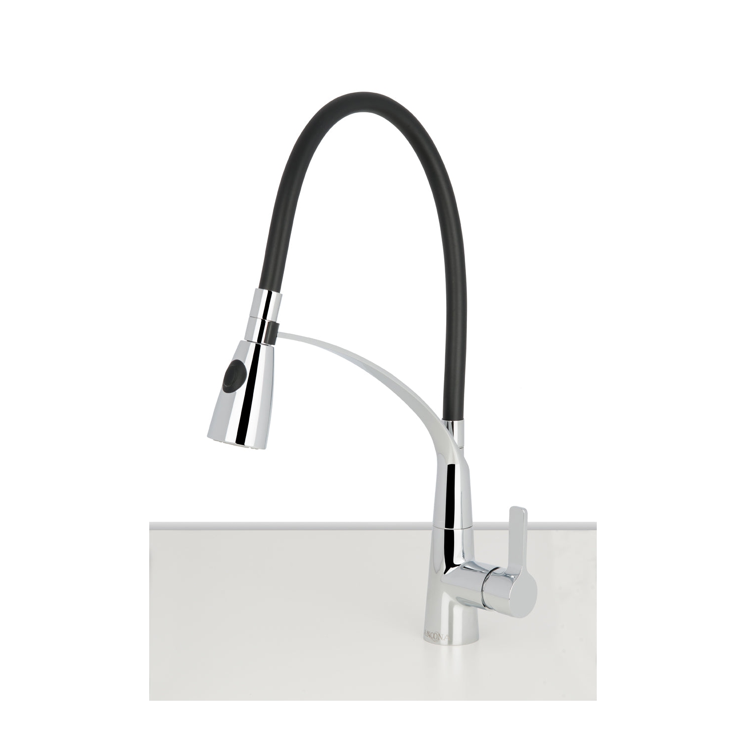 Ancona Palermo Pull-Down Single Handle Kitchen Faucet in Chrome