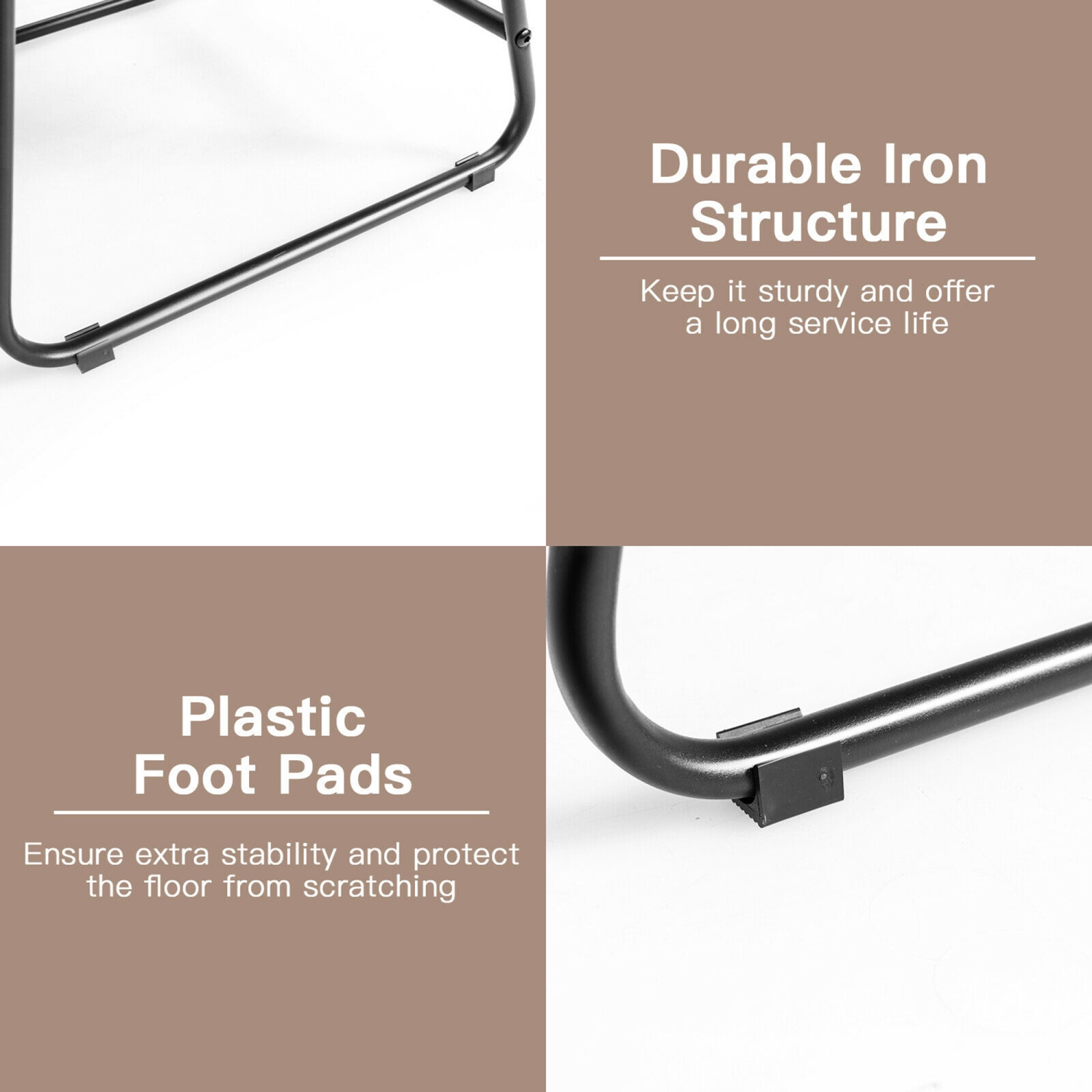 Fauteuil massage Gymax – Fauteuil d’appoint en velours avec pouf et télécommande, brun