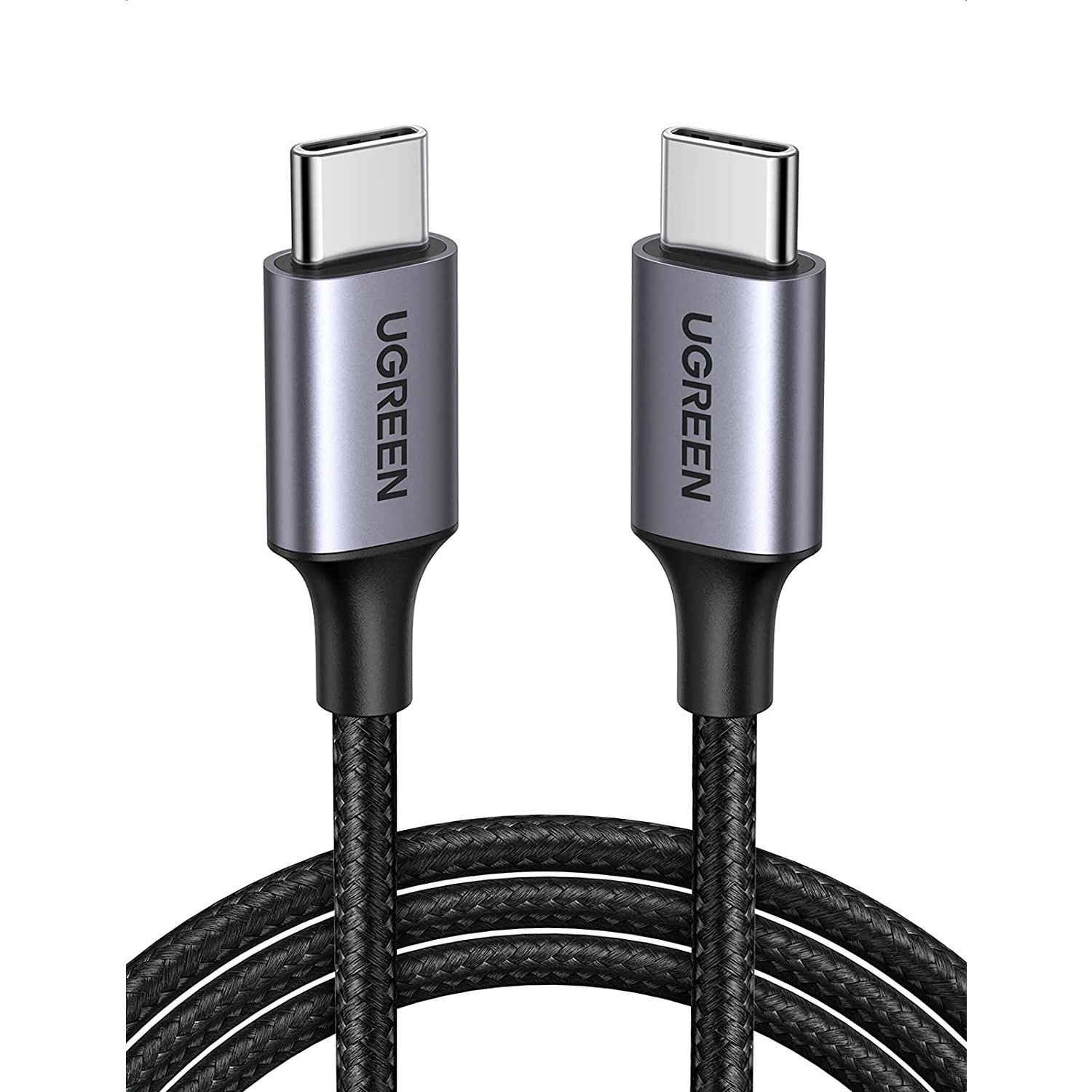 USB C to C cable 2.0 Type C fast charging braided cable PD 10 feet UGREEN