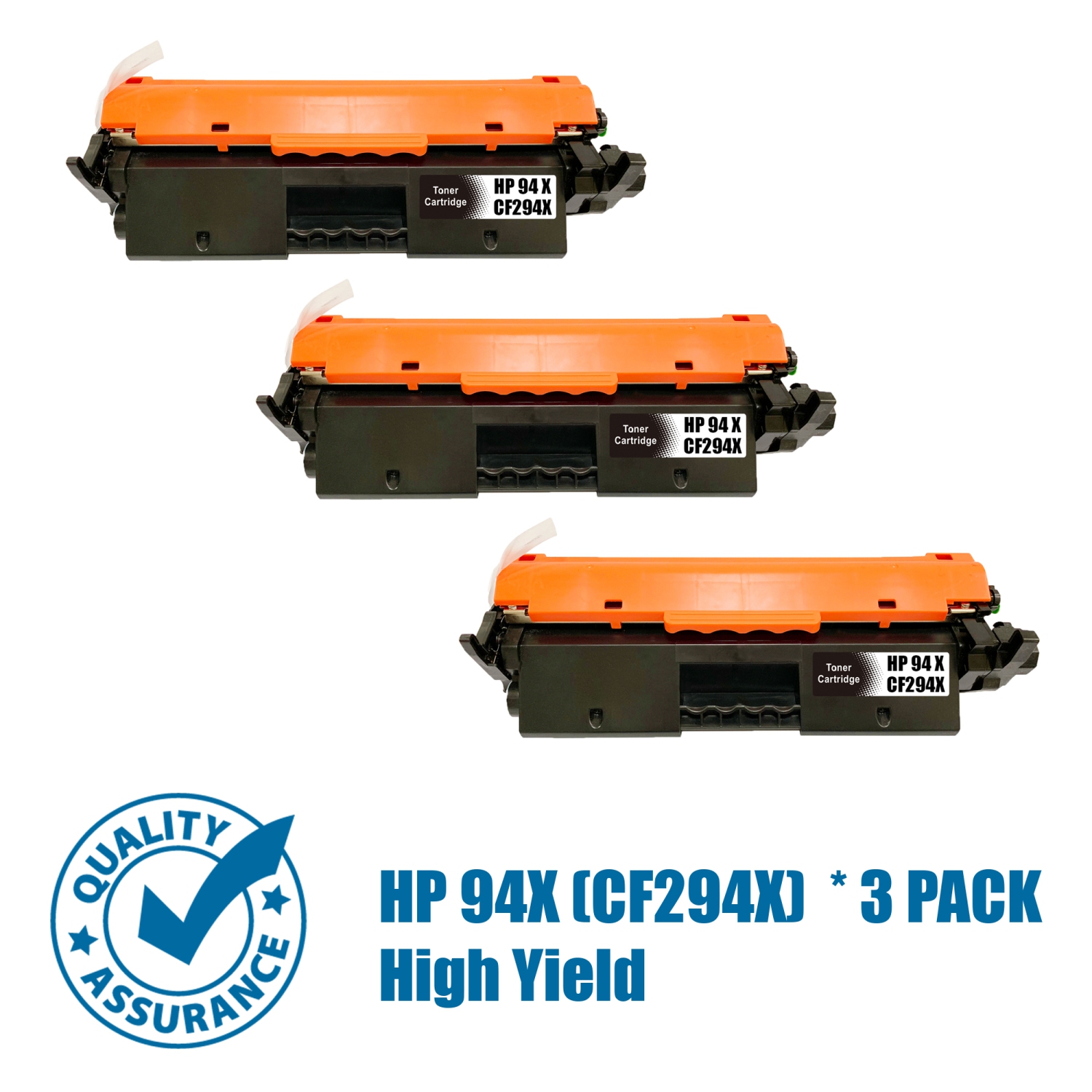 Printer Pro™ Compatible Replacement for 3 Pack HP 94X/hp94x/cf294x/HP 294X/CF294X Black Toner Cartridge for HP Printer LaserJet Pro