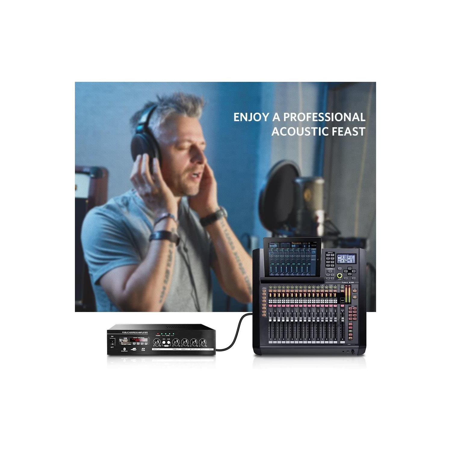 Câble de rallonge de microphone XLR mâle à femelle, 6.5 pi VERT