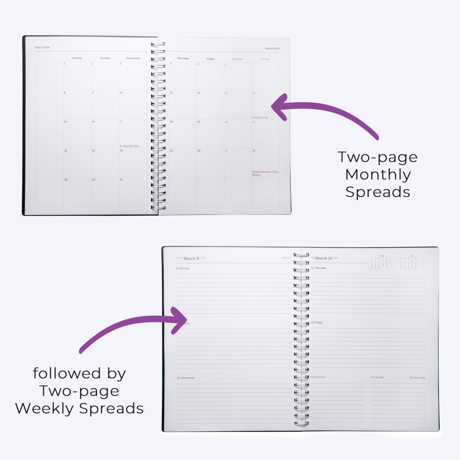 WallDeca 2021-2022 Academic Weekly Planner - Weekly and Monthly Planner, du 2021 juillet au 2022 août 8 x 6 po | flexible Cover, pages de notes,