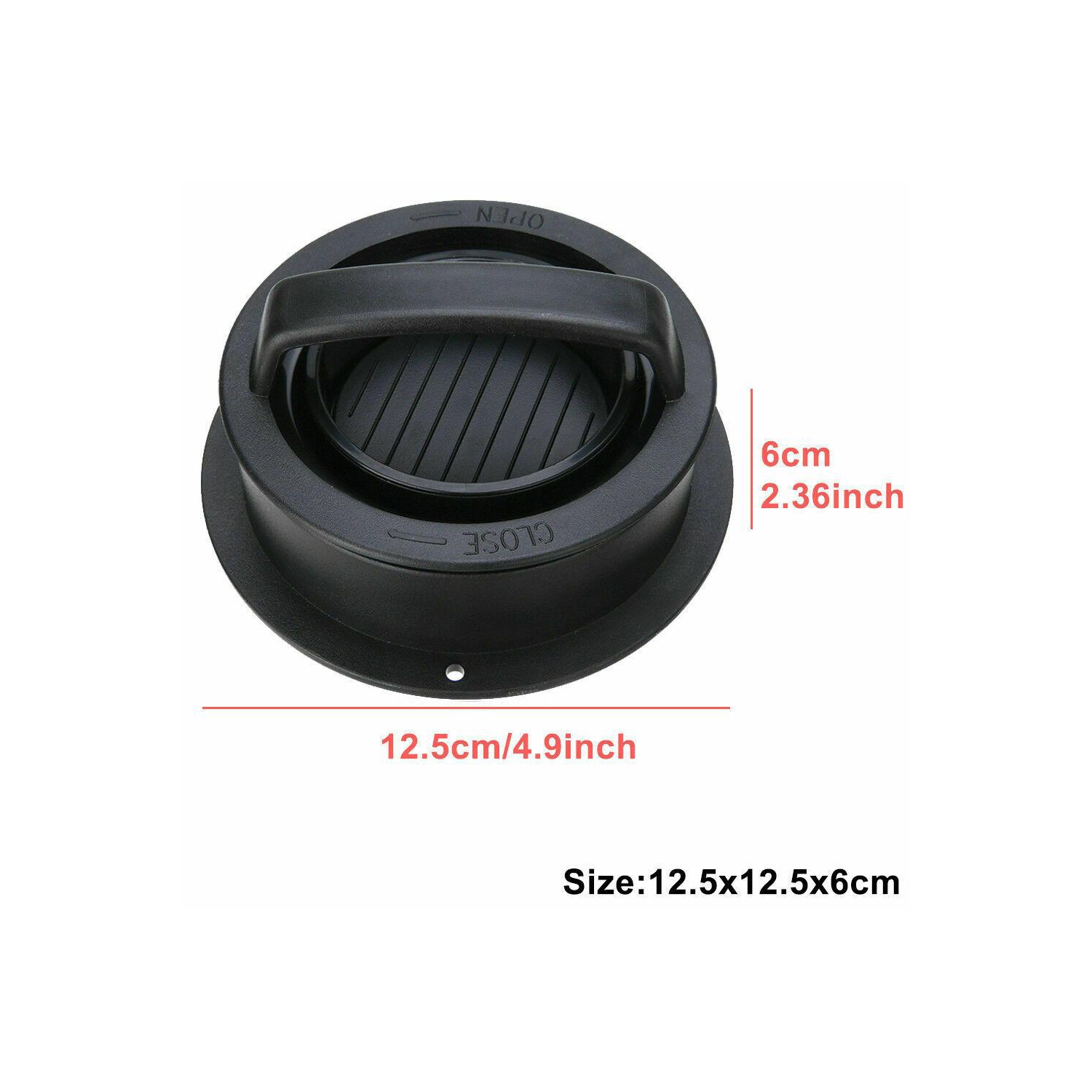 3 in 1 Black Hamburger Press Meat Molds Stuffed Burgers Patty Maker Kitchen Tool