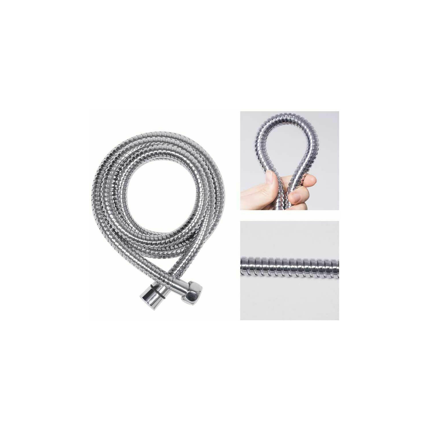 Tuyau de douche à main 3M, tube flexible pour salle de bain en acier inoxydable extra long