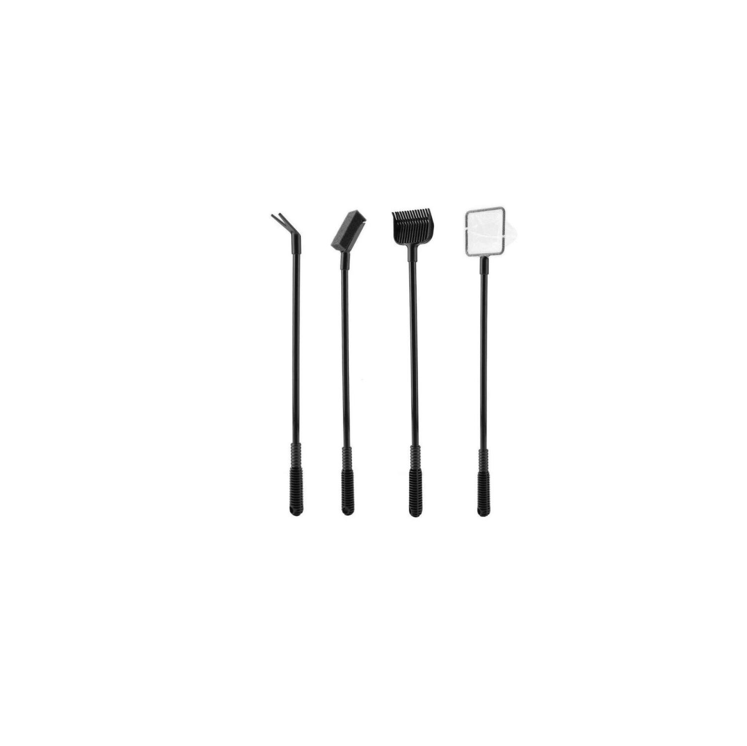 Jeu d’outils de nettoyage pour aquarium 4 en 1 brosse de nettoyage pour réservoir de poisson fourchette pour plante de filet CA