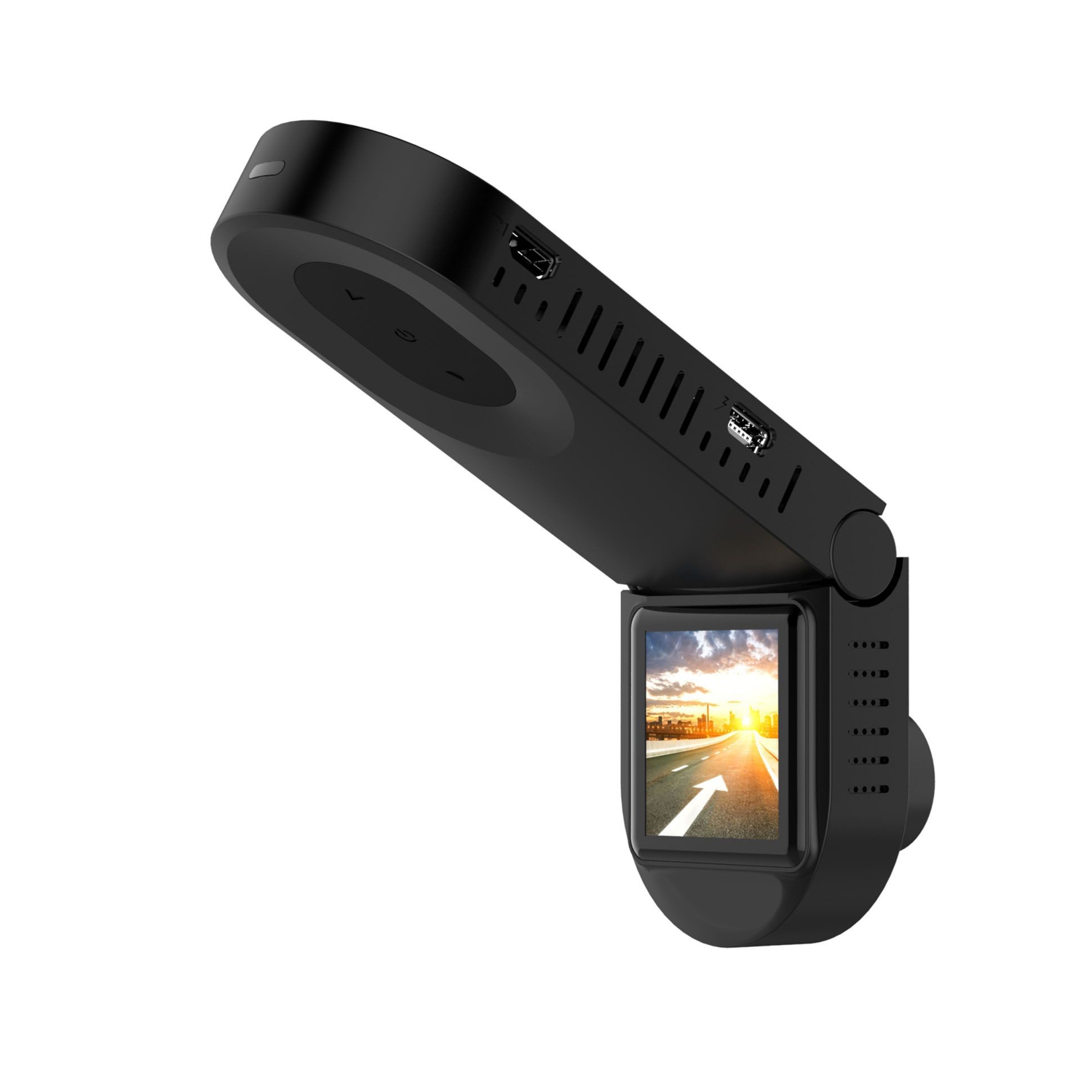 JS Dash 2K - Plug & Play Dash Cam- Full 2K QHD 1440p Dashcam w/ Parking Monitor & 1.54" LED Screen