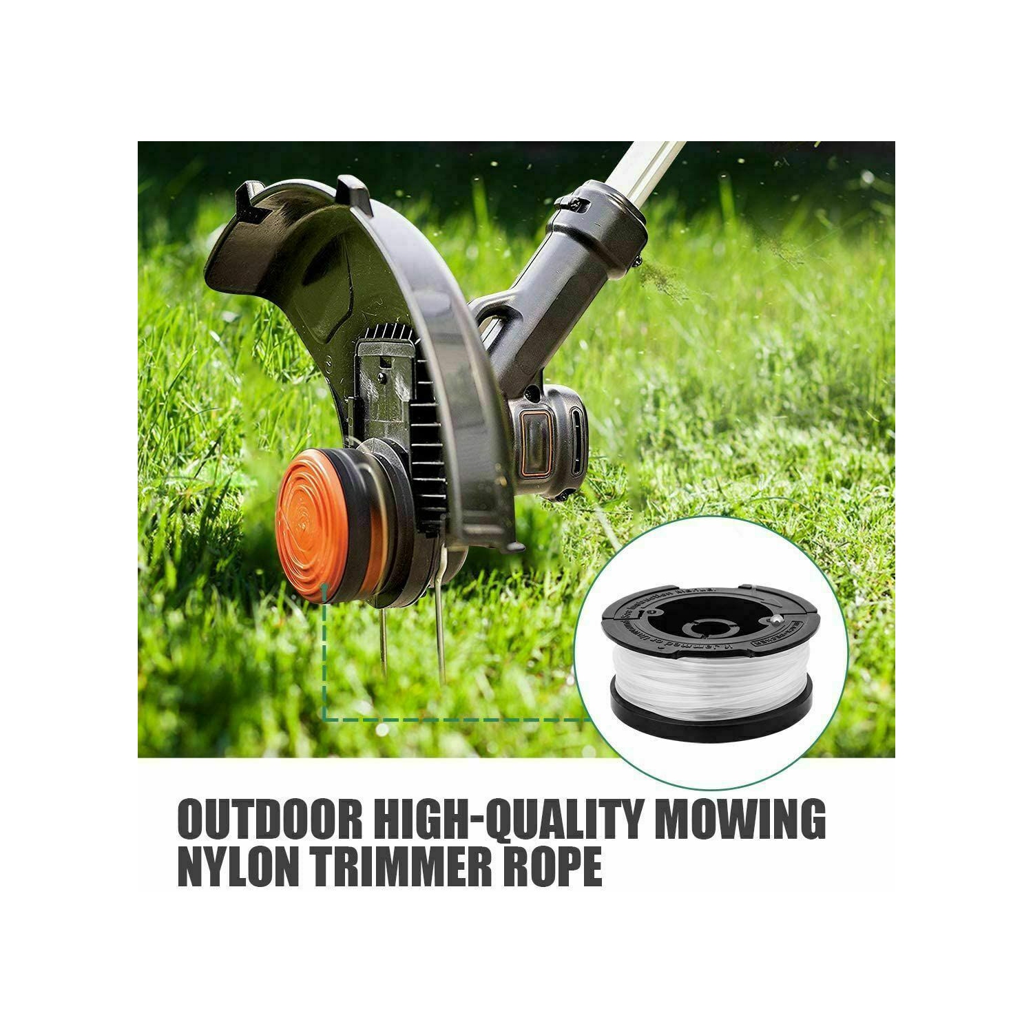 3X Line String Trimmer Replacement Spool Weed Eater Autofeed Black & Decker