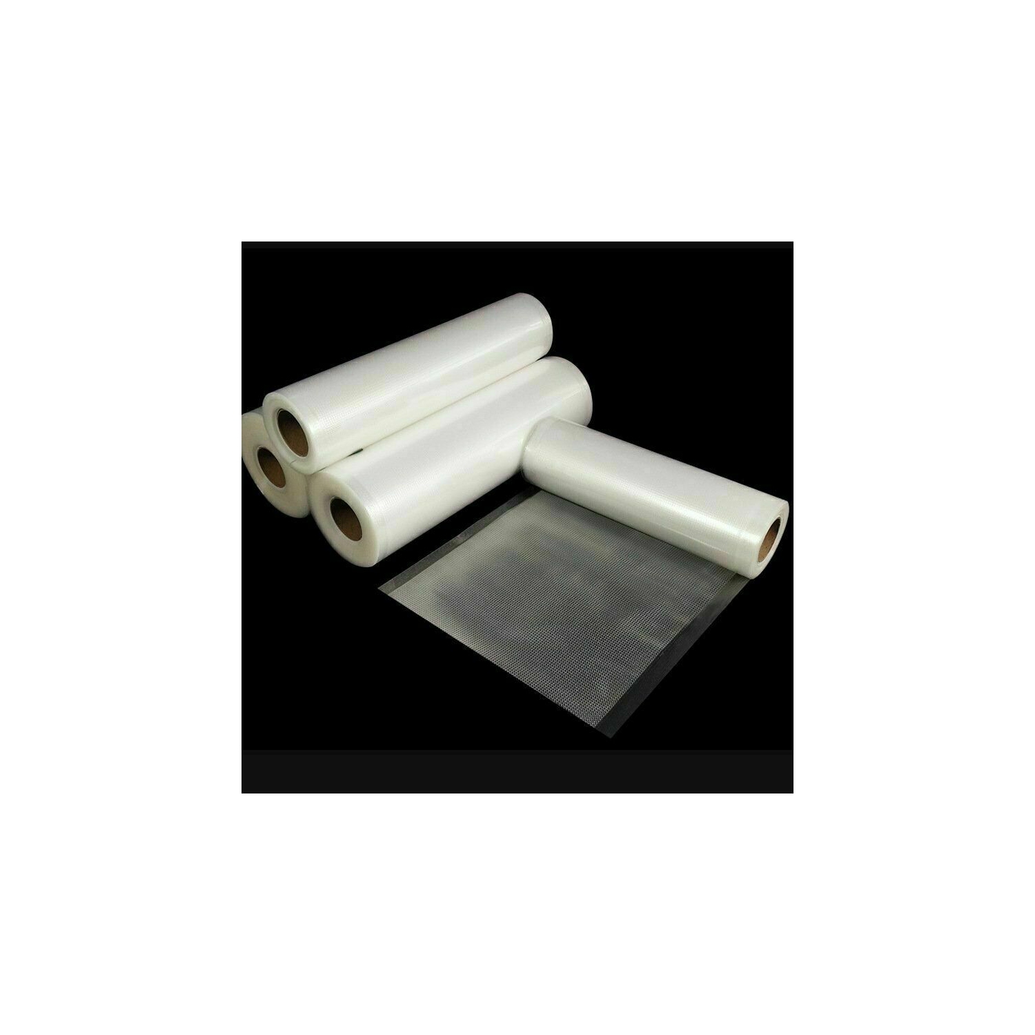 Vacuum Sealer Bags for Food, 4 Rolls Food Saver Bags Rolls,Commercial Grade, Heavy Duty, BPA Free,Great for vac Storage