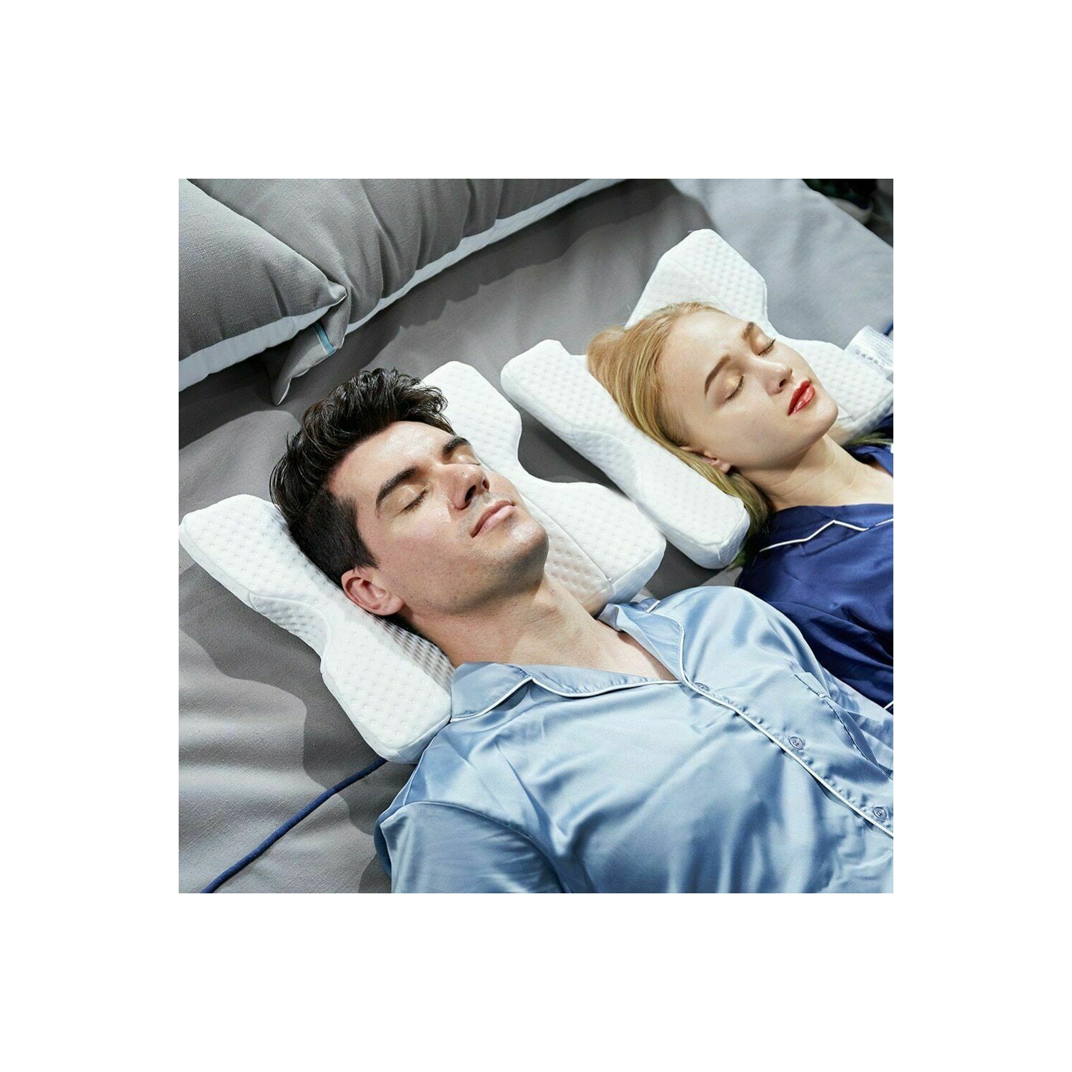 Nouvel oreiller cervical en mousse à mémoire à rebond lent pour les coussins anti-douleur du cou