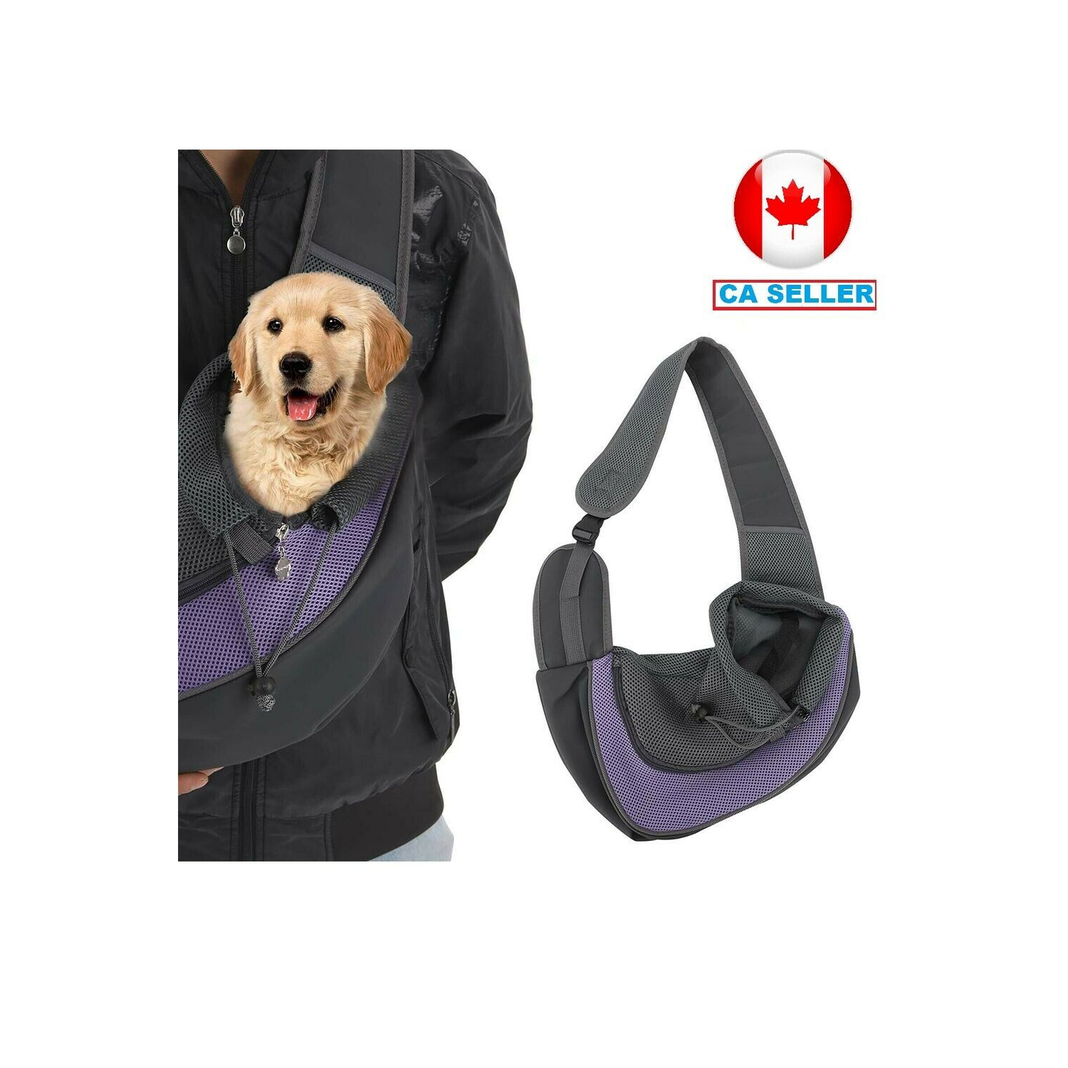 New Pet Carrier Puppy Dog Cat Pouch Sling Mesh Outdoor Shoulder Chest Bag Back