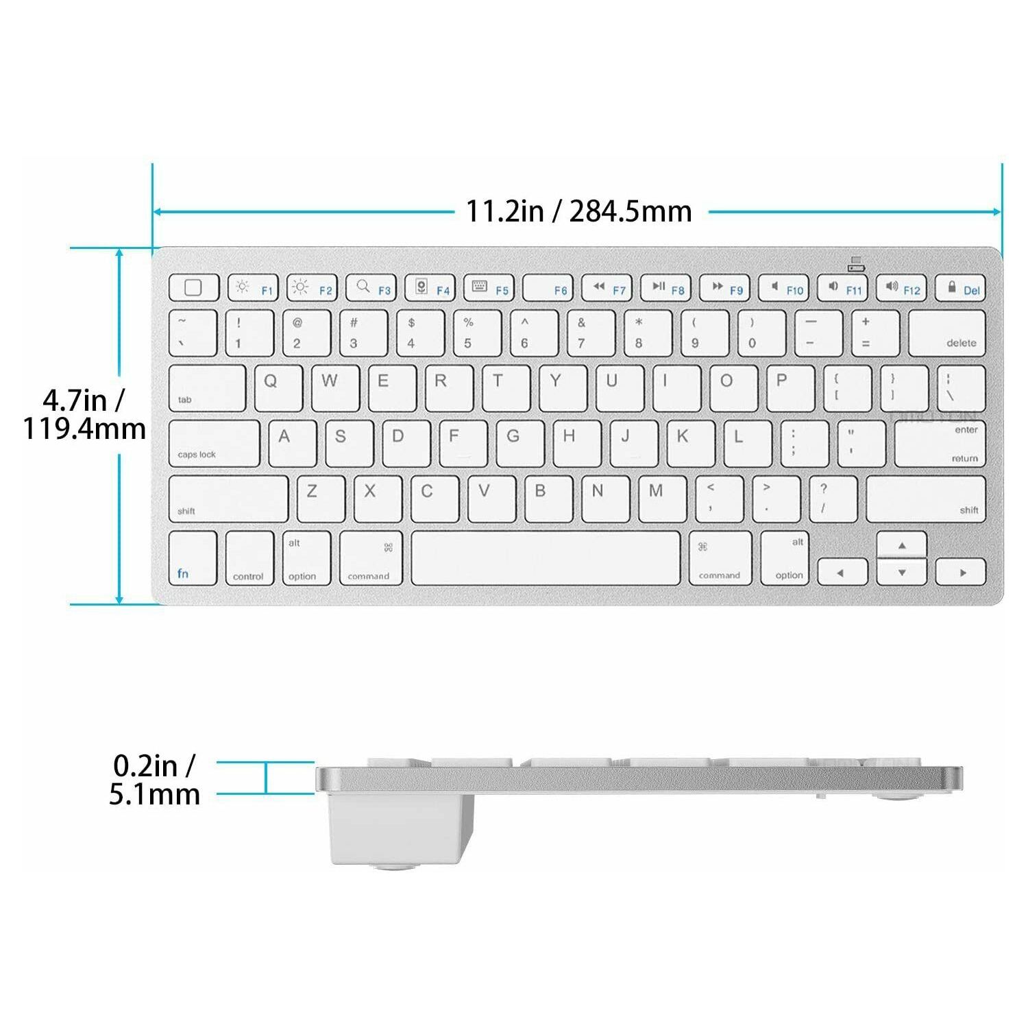 Mini clavier sans fil Bluetooth pour tablette Android Windows de iPad iPhone iPad OT