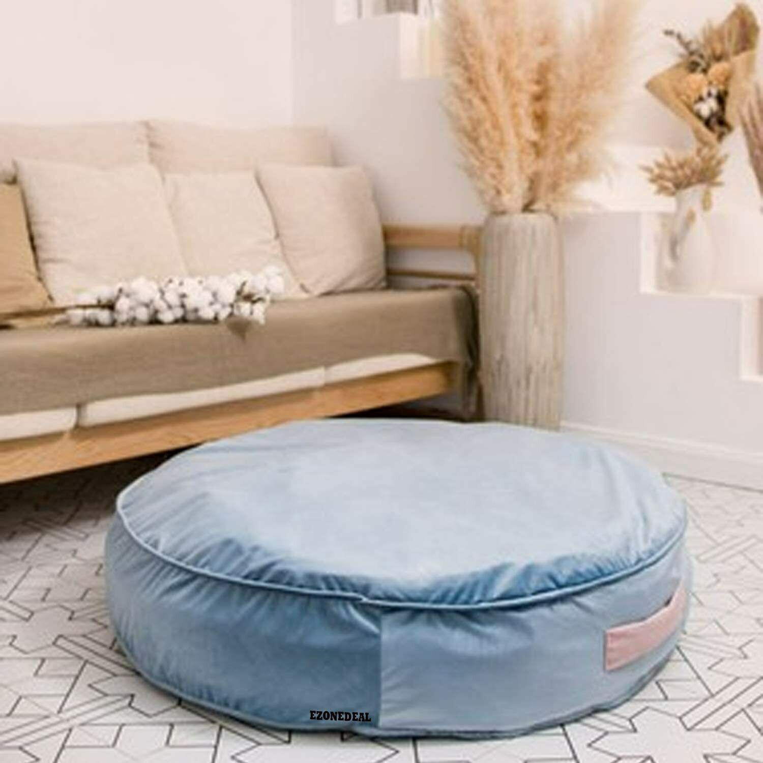 Matelas de lit de chat chaud doux et rond pour chiens; coussin confortable; Kennel