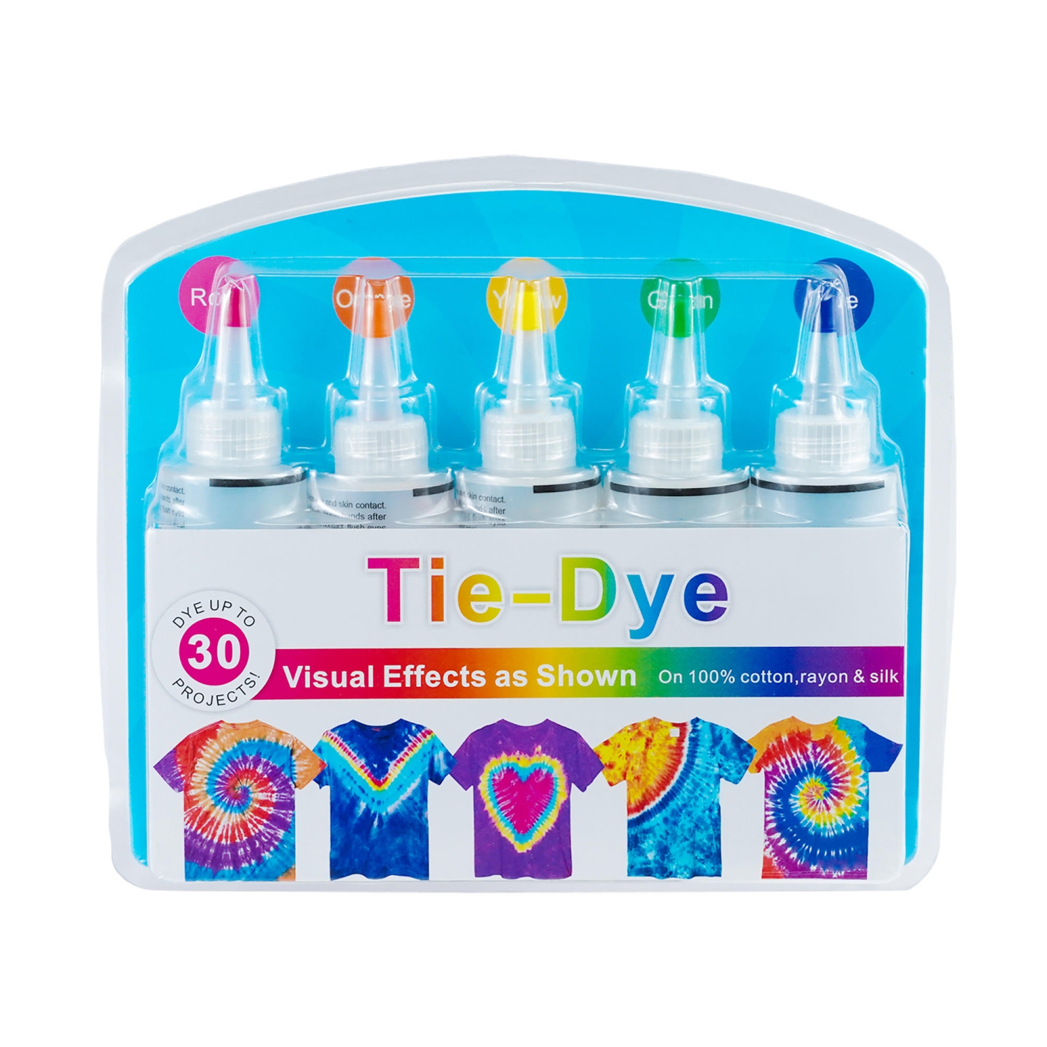 5 Colors Tie Dye Kit for Art Craft Projects
