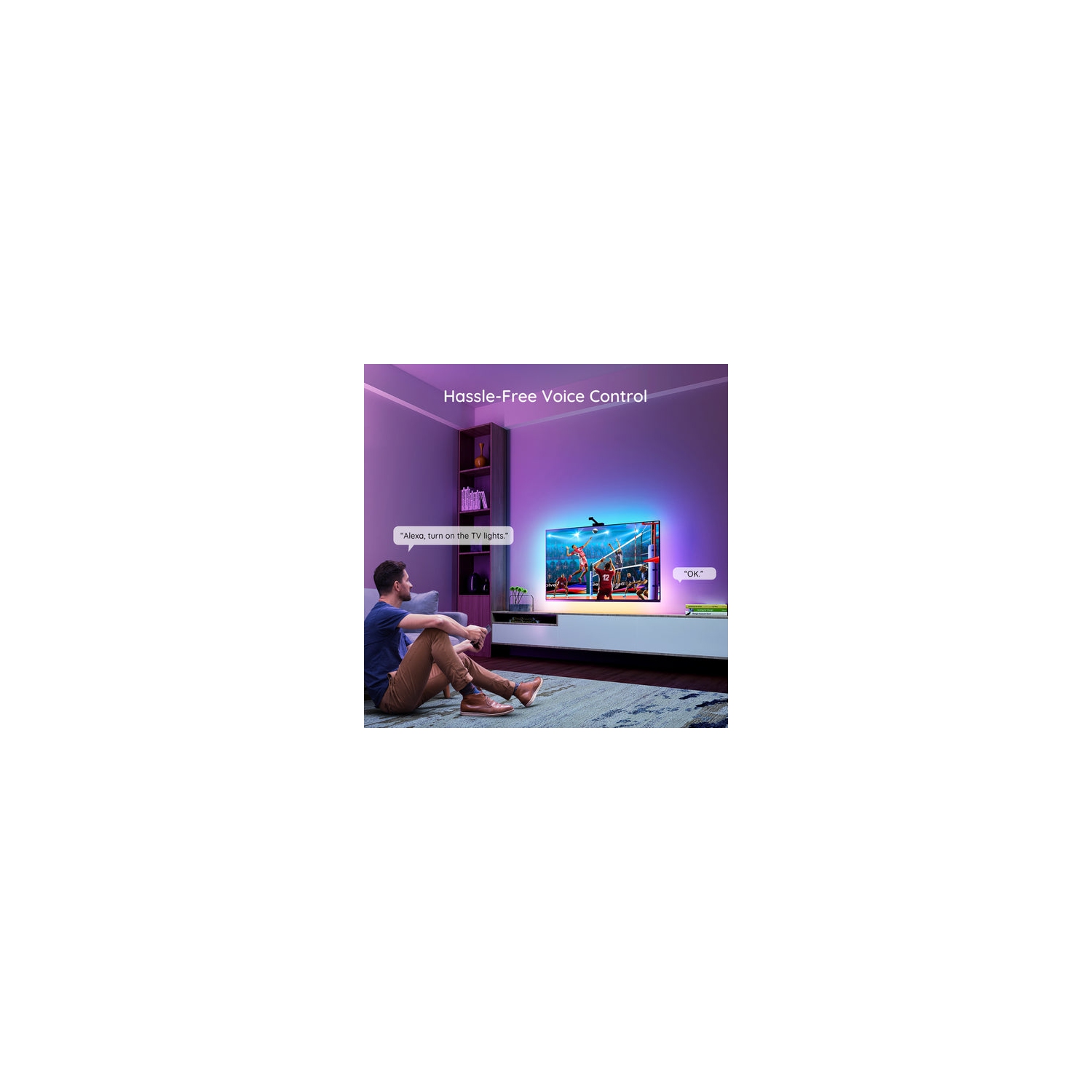 Rétroéclairage de télévision Wi-Fi DreamView T1 de Govee avec couleurs RVBWW et caméra intelligente