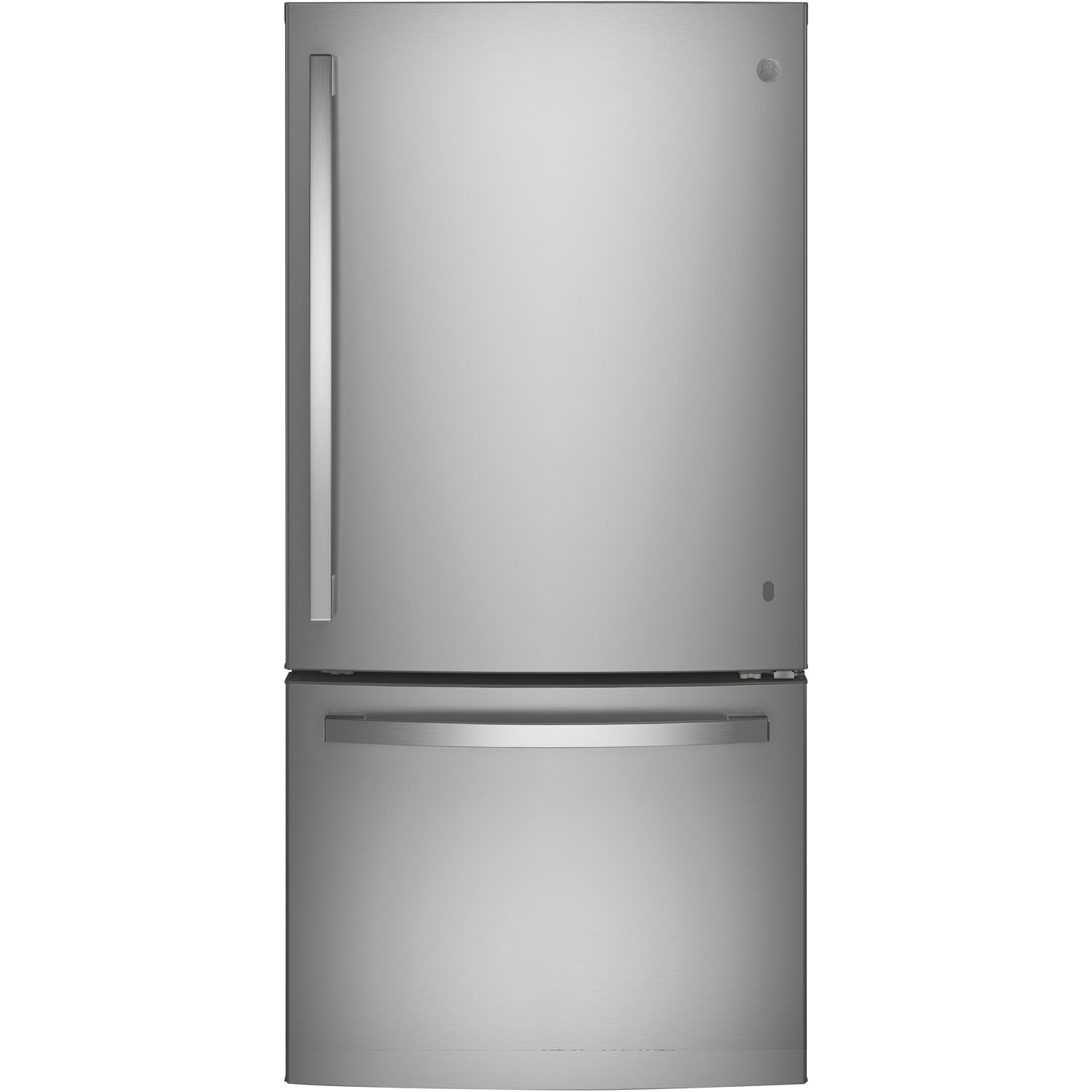 GE 33" 24.8 Cu. Ft. Bottom Freezer Refrigerator - Stainless Steel
