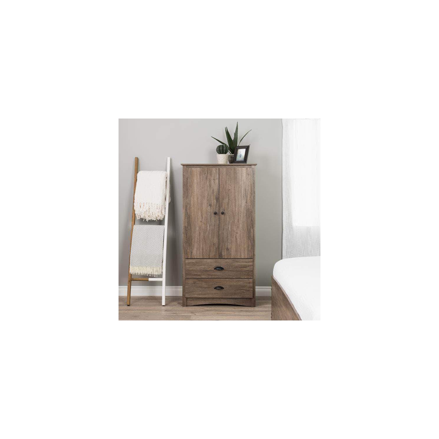 Armoire à 2 portes Sonoma - Gris vieilli