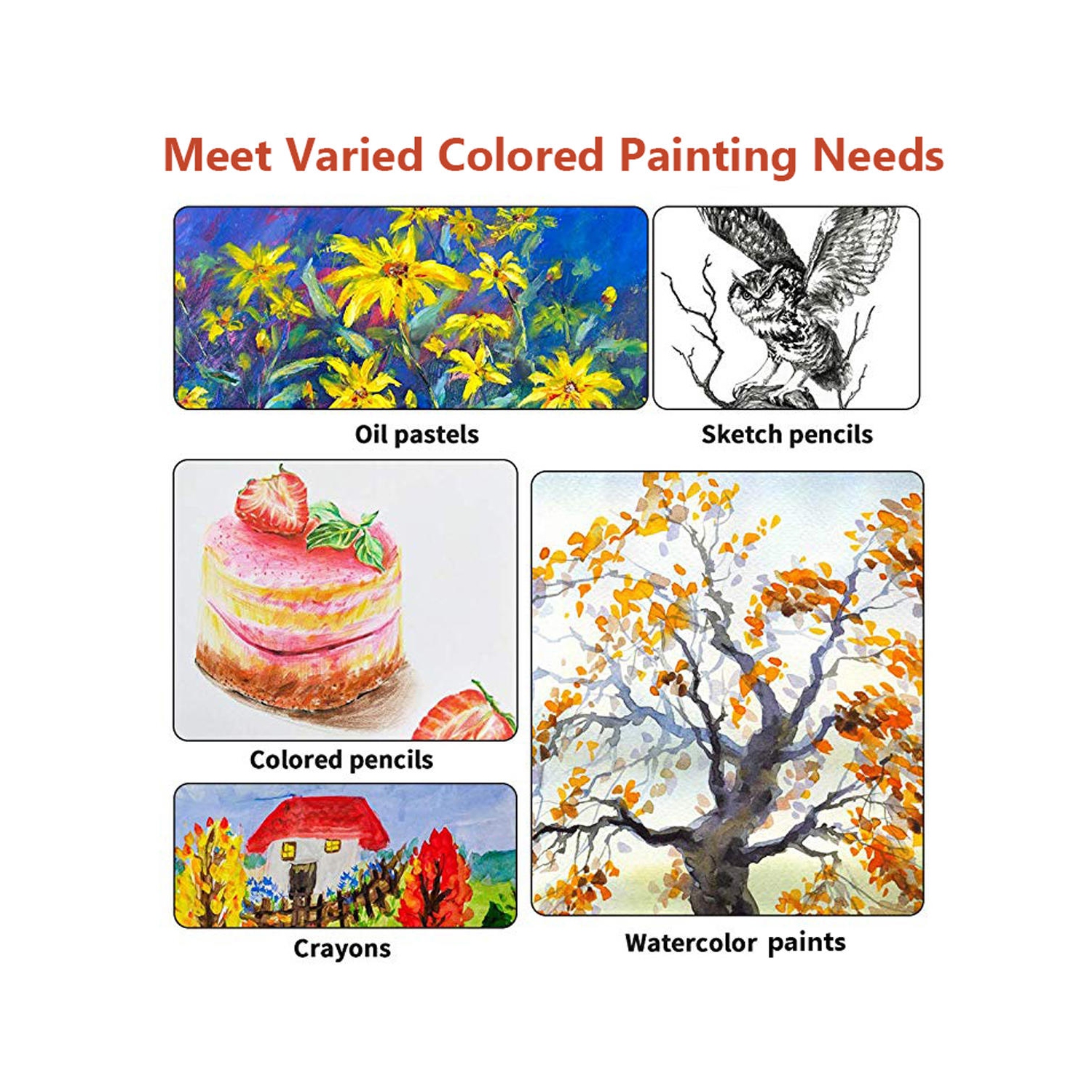 150pcs Deluxe Art Set, Watercolour Painting & Drawing Set
