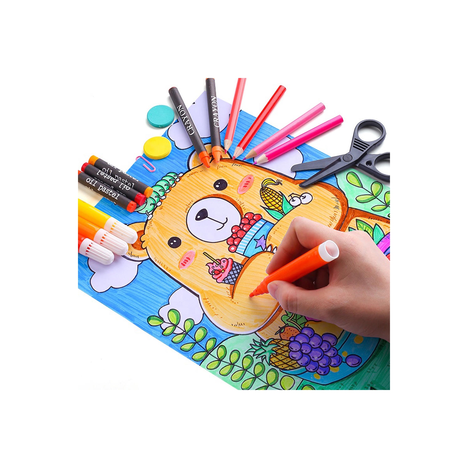 150pcs Deluxe Art Set, Watercolour Painting & Drawing Set