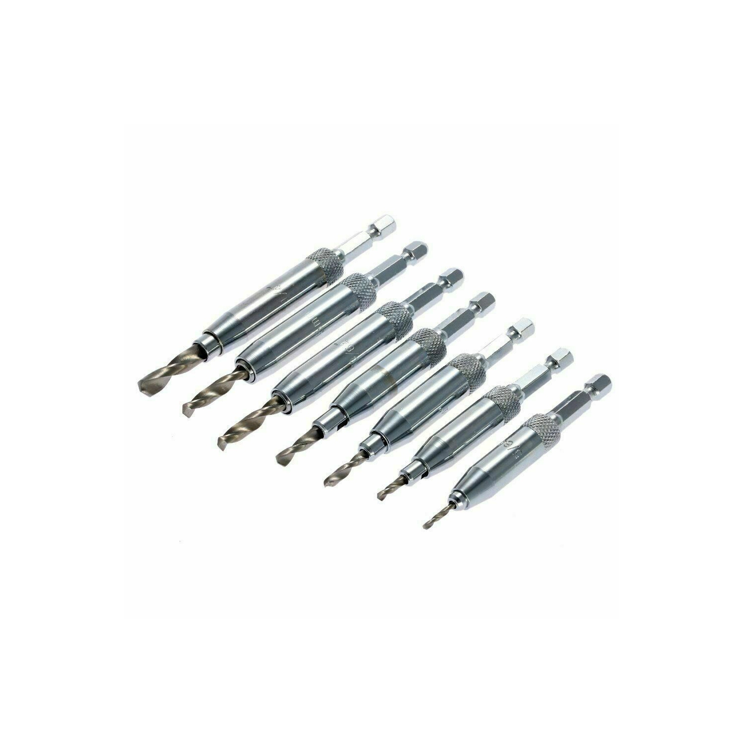 Drill Bit Set Hole Puncher Hinge Tapper for Doors Self Centering Woodworking