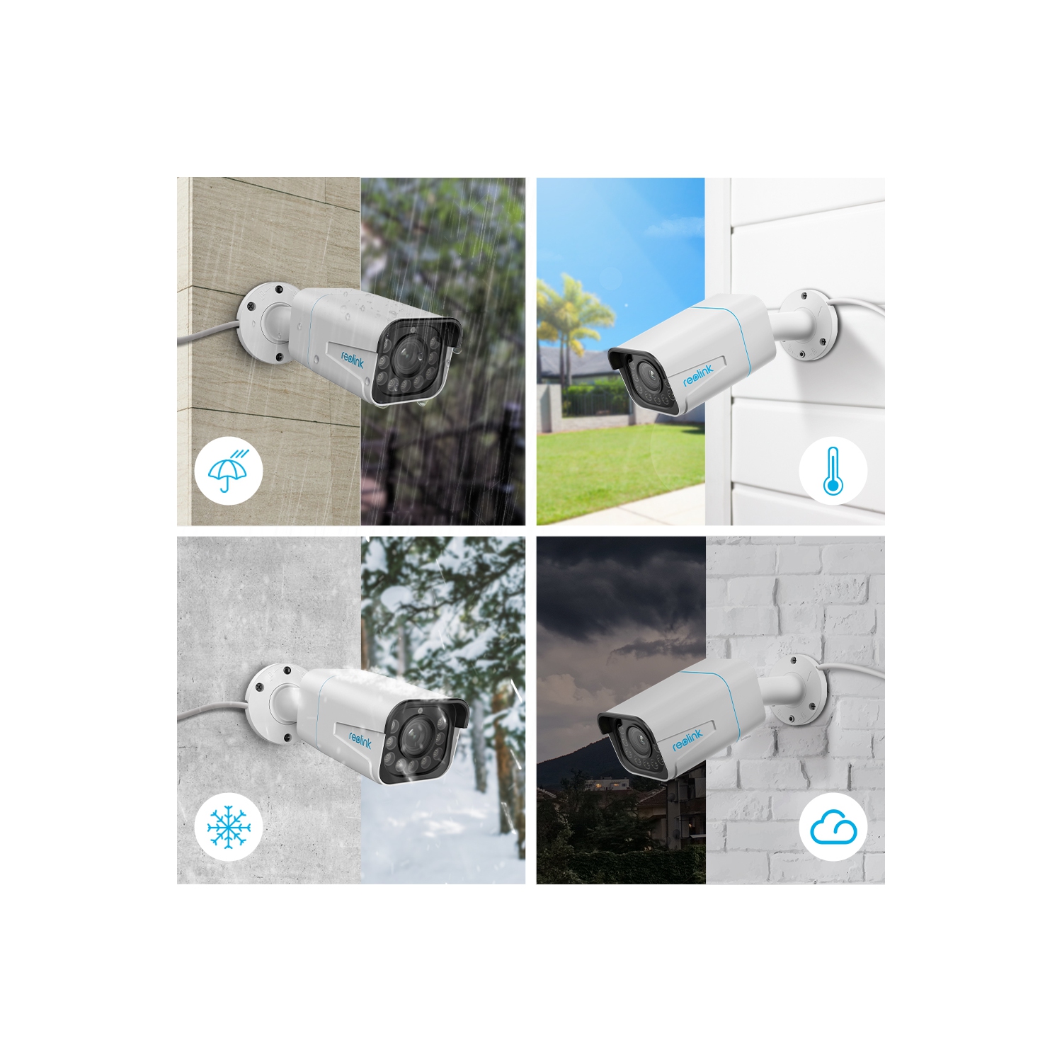 Reolink 4K Ultra HD Spotlight PoE Security Camera, Person/Vehicle Alerts, 5X Optical Zoom, Two-Way Audio, Color Night Vision