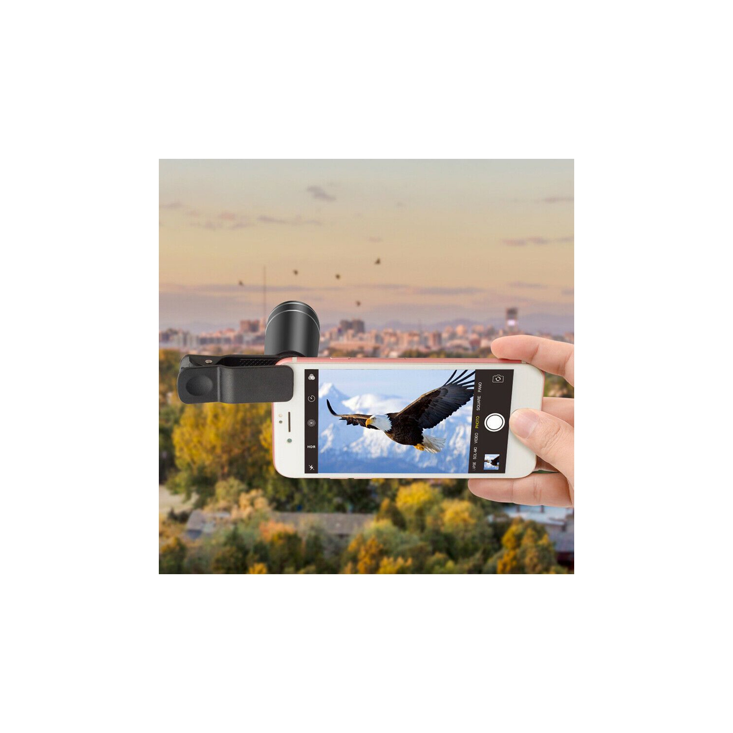 ISTAR Phone Camera Lens 10 in 1 Phone Lens Kit, Lens/Wide Angle Lens & Macro Lens/Zoom Lens+CPL/Flow/Radial/Star/Soft Filter